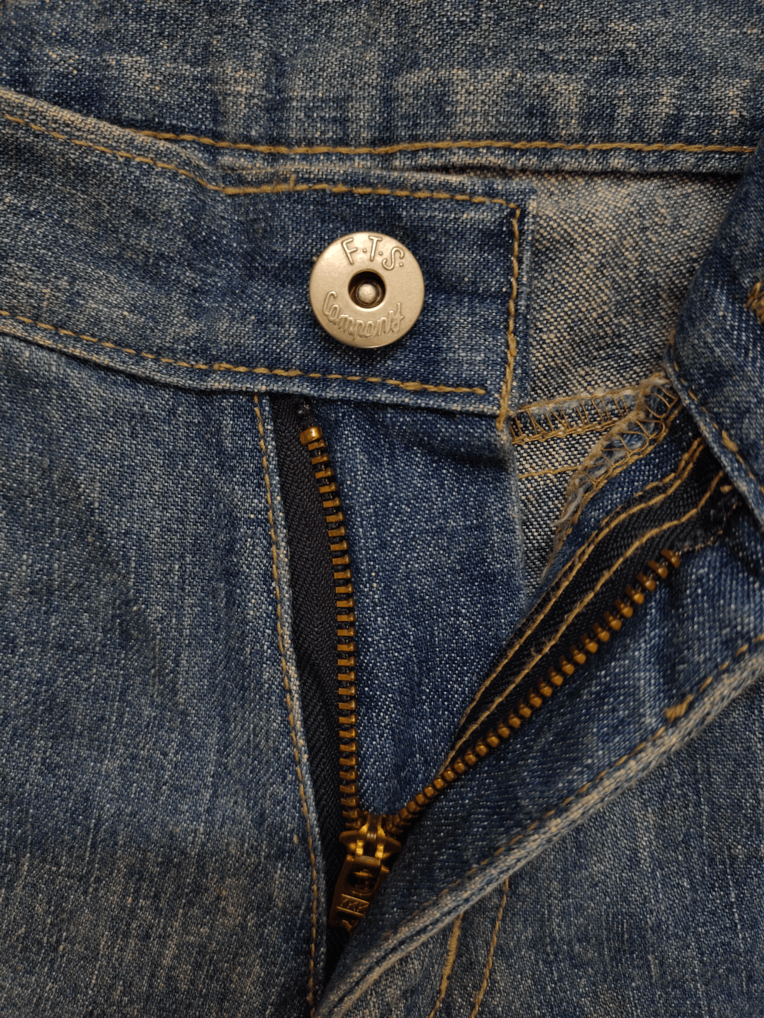 If Six Was Nine Flare Jeans F.T.S Hagi Patchwork Denim Bootcut Hysterics Sty Size US 27 - 21 Thumbnail