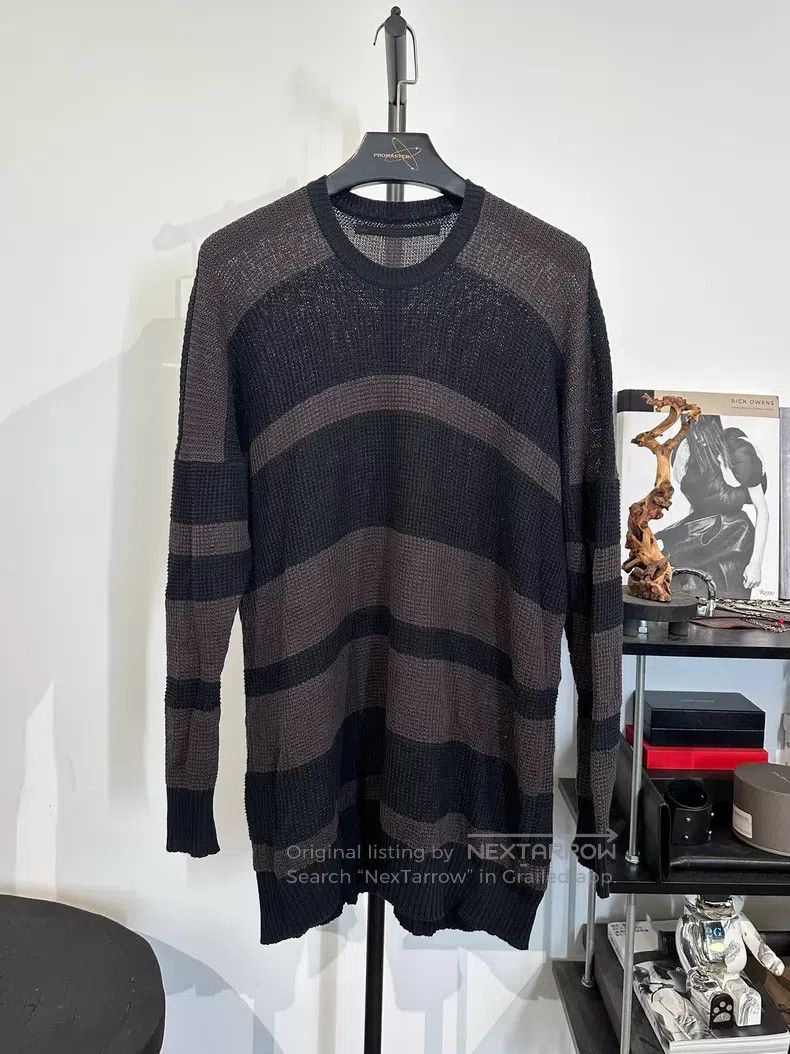 Julius Julius Size 1 Knit striped crewneck sweater| Size S / US 4 / IT 40 - 1 Thumbnail