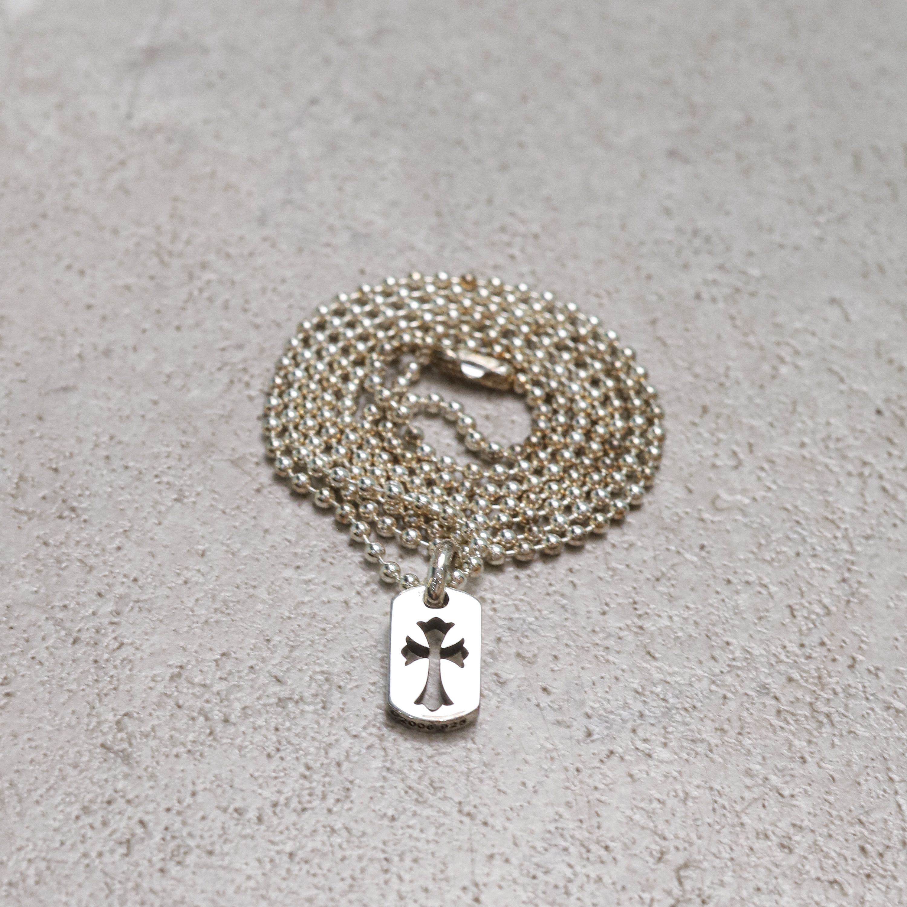 Chrome Hearts Chrome Hearts Dog Coss sliver Tiny Co necklace Size ONE SIZE - 3 Thumbnail