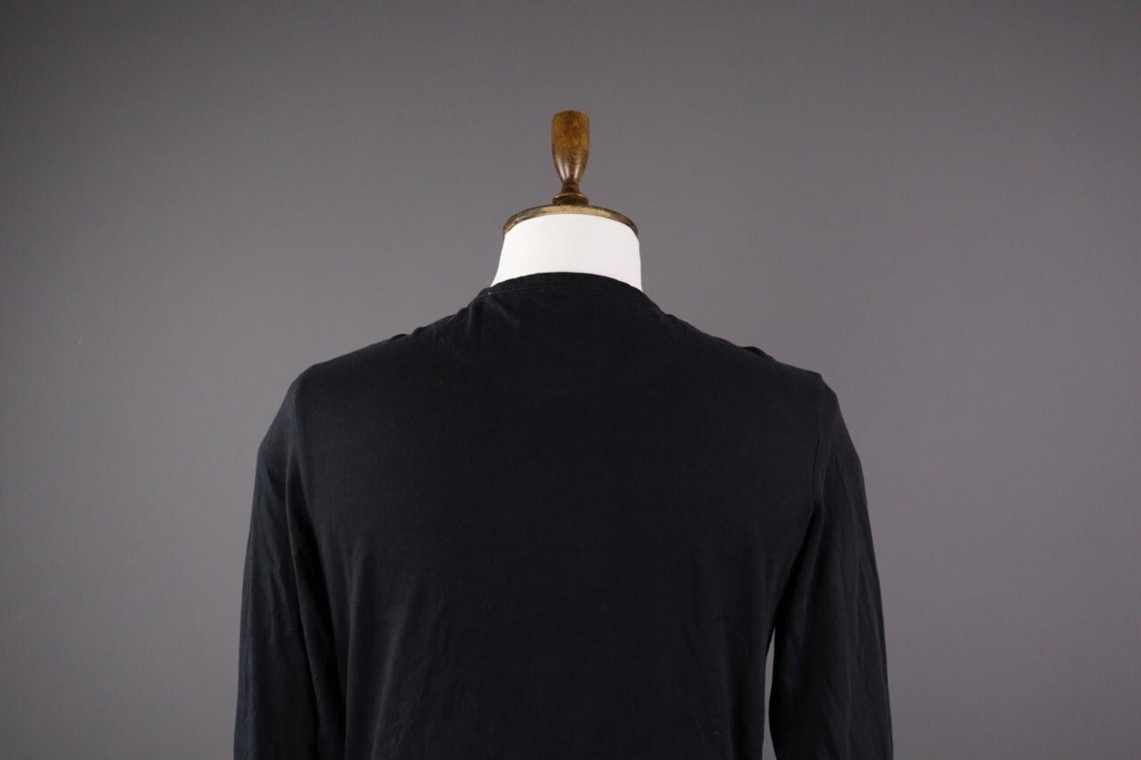 Desigual Desigual Black Big Logo Long Sleeve Top Shirt Size M Size US M / EU 48-50 / 2 - 6 Thumbnail