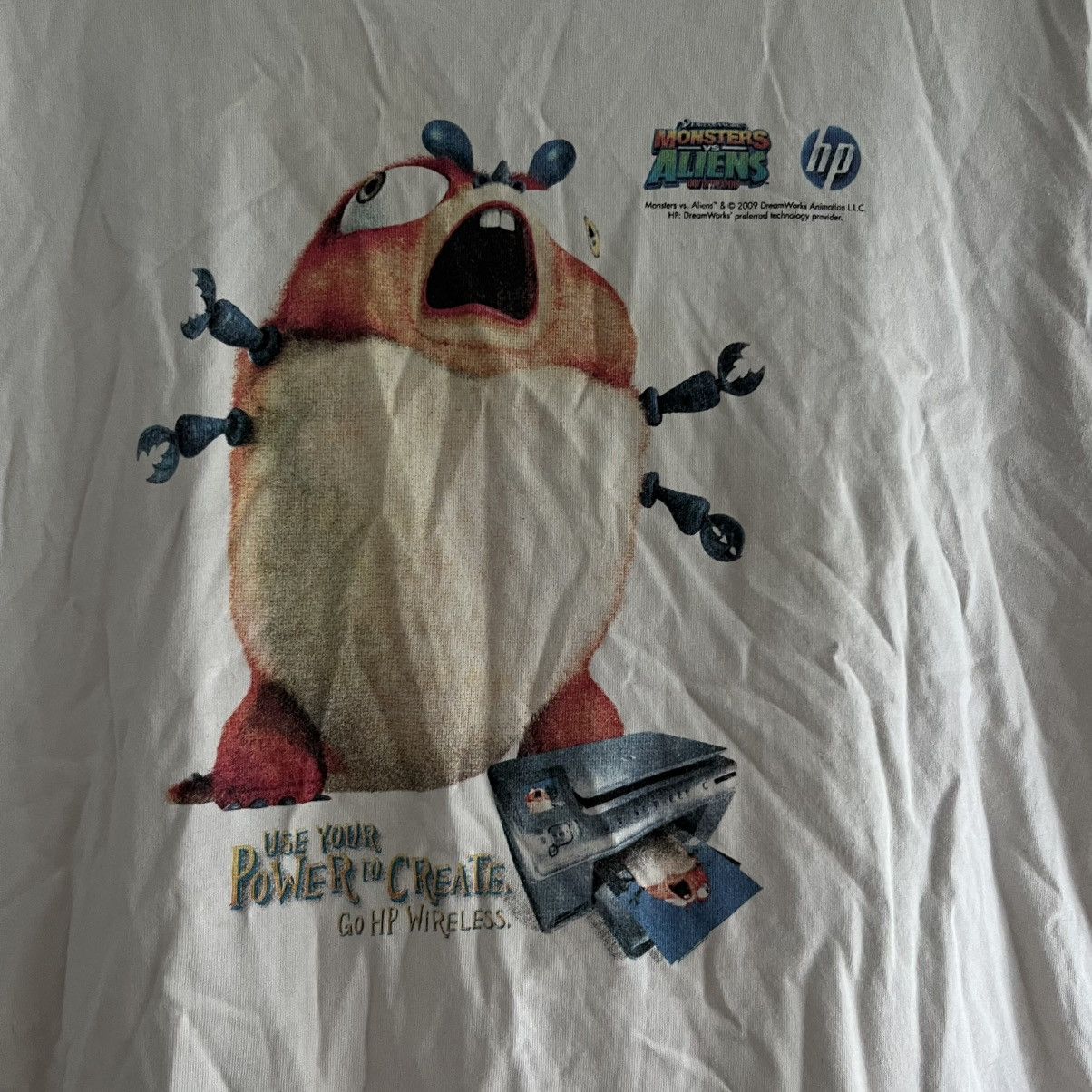 Vintage Monsters Vs Aliens Promo Tee Size US XL / EU 56 / 4 - 2 Thumbnail