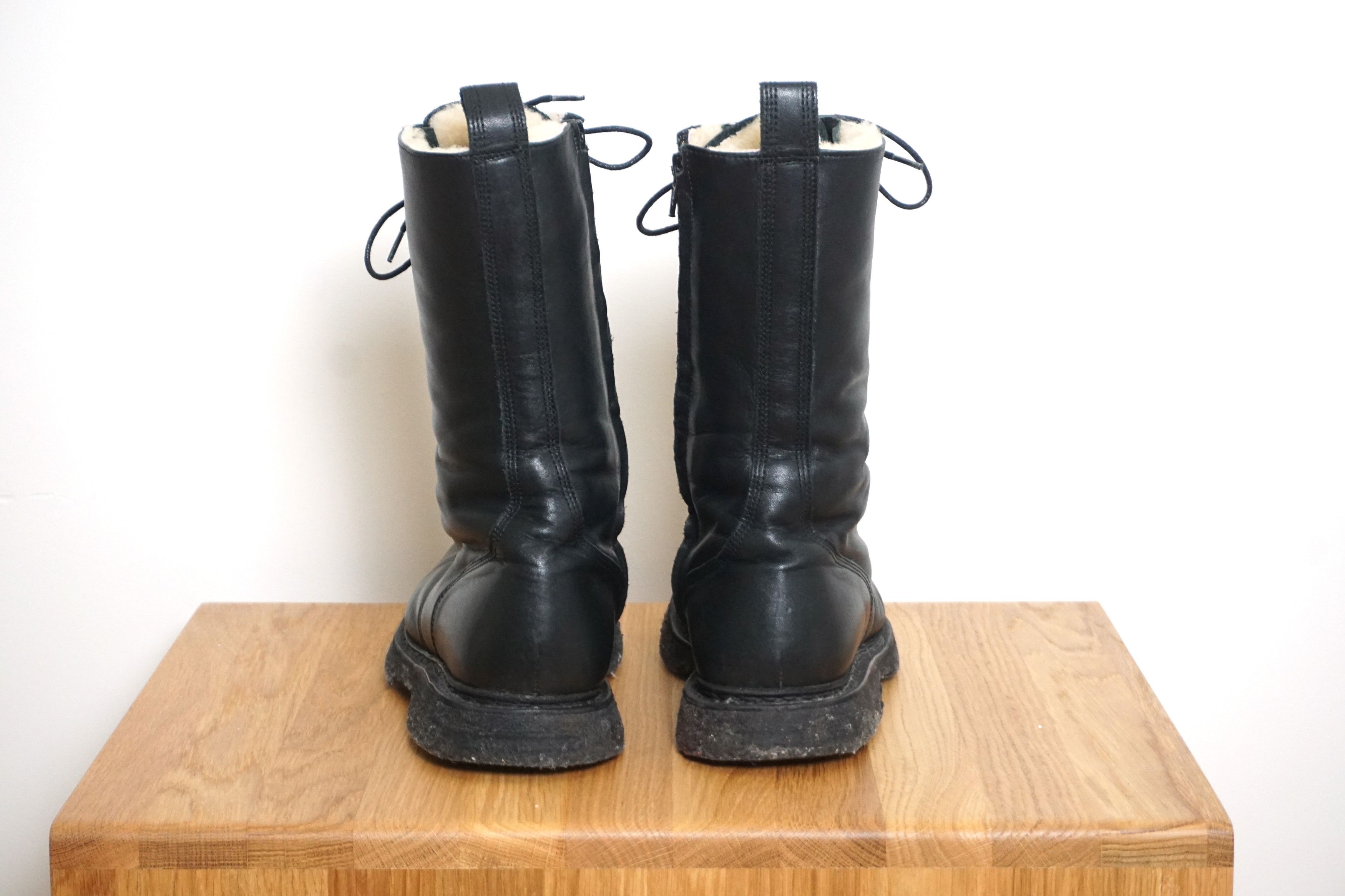 Balmain FW11 Shearling Ranger Boots by Christophe Decarnin Size US 7 / EU 40 - 5 Thumbnail