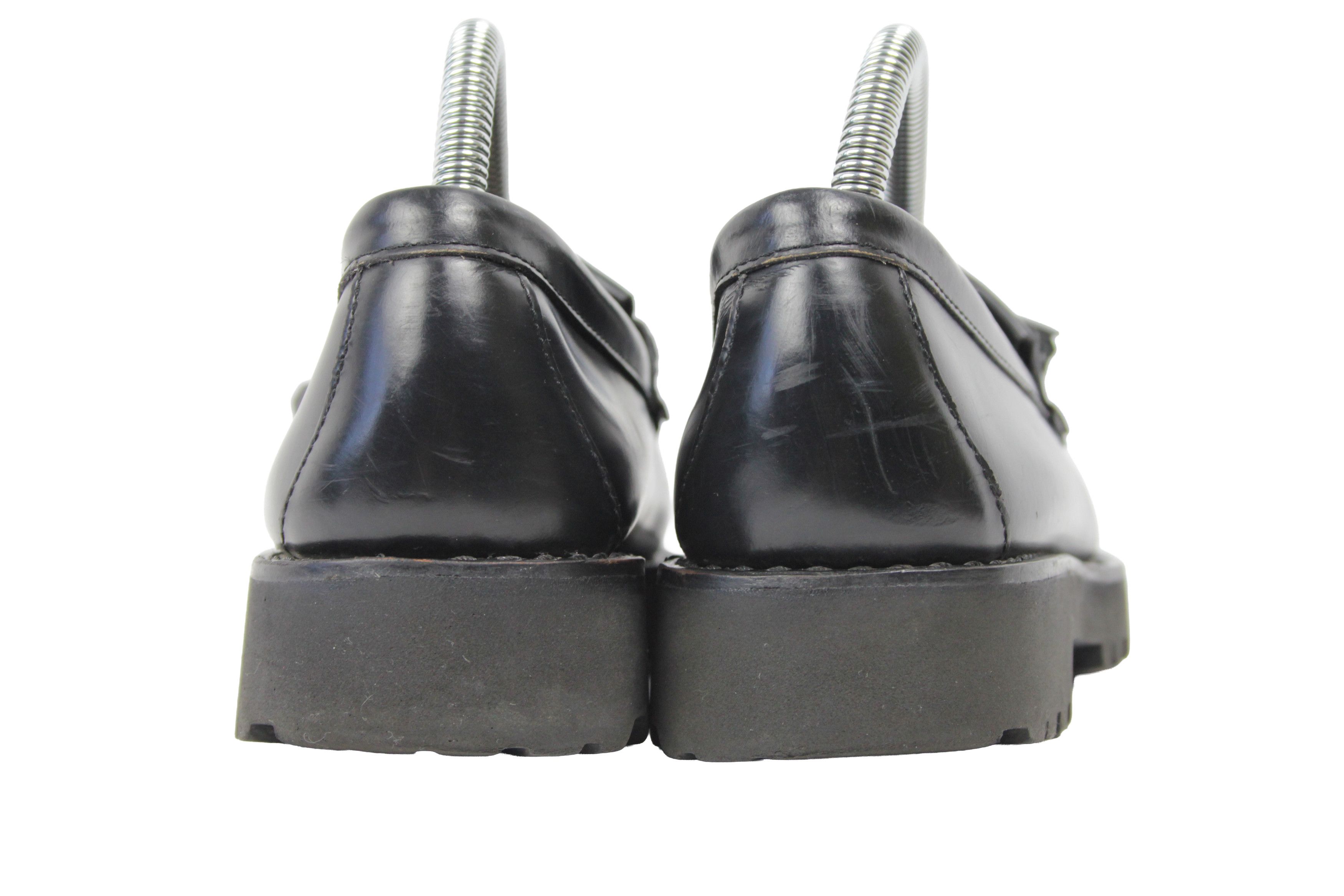 G.H. Bass & Co. Weejuns 90S Esther Kiltie Tassel Lug Sole Patent Loafers Size US 8 / IT 38 - 9 Thumbnail
