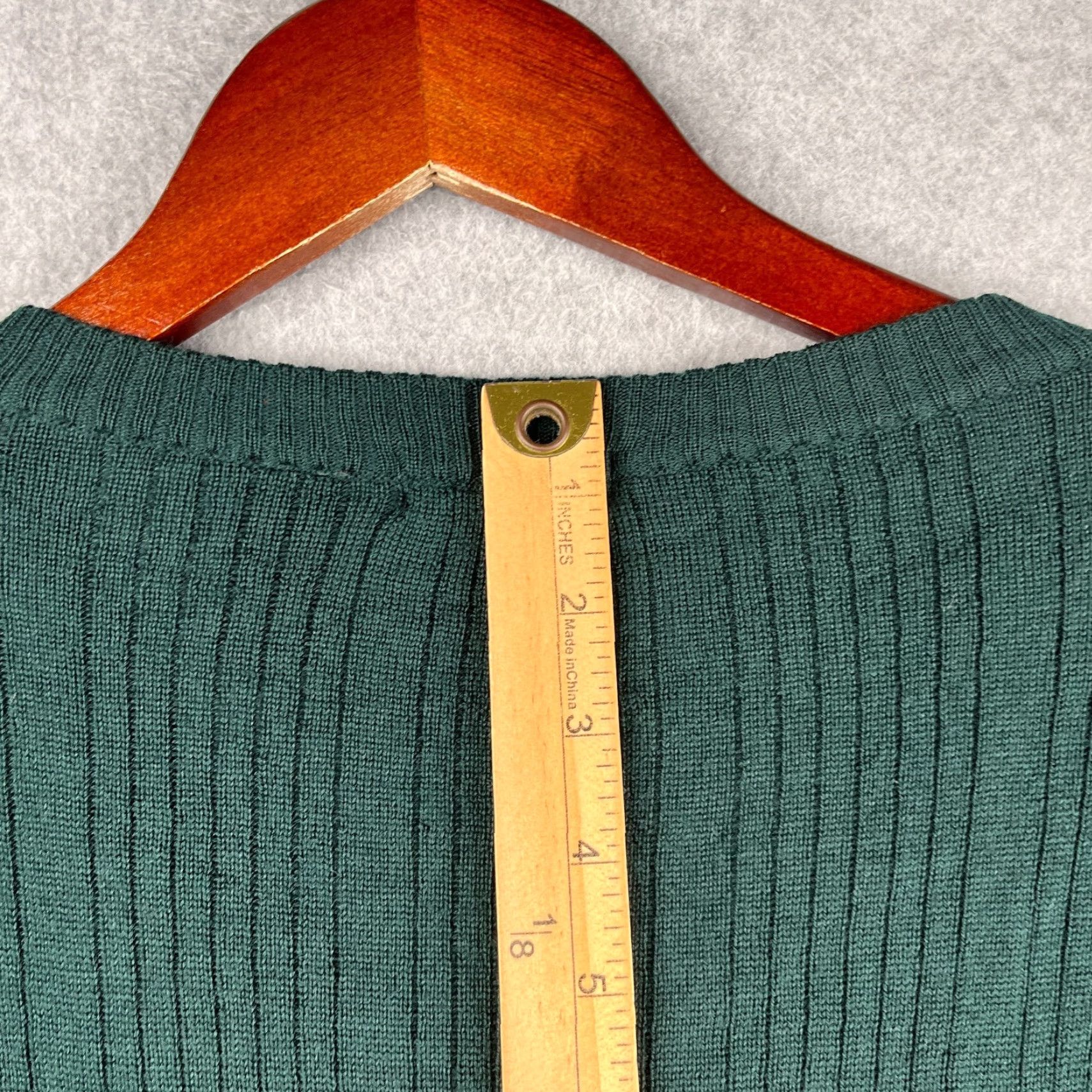 Vintage Cellinni Mirino Wool Knit Sweater XL Green V Neck Long Sleeve Italy Made Mens Size US XL / EU 56 / 4 - 6 Thumbnail