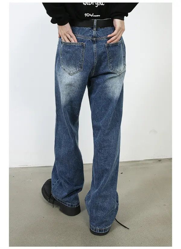 Japanese Brand Japanese retro loose straight versatile casual jeans Size US 32 / EU 48 - 5 Thumbnail