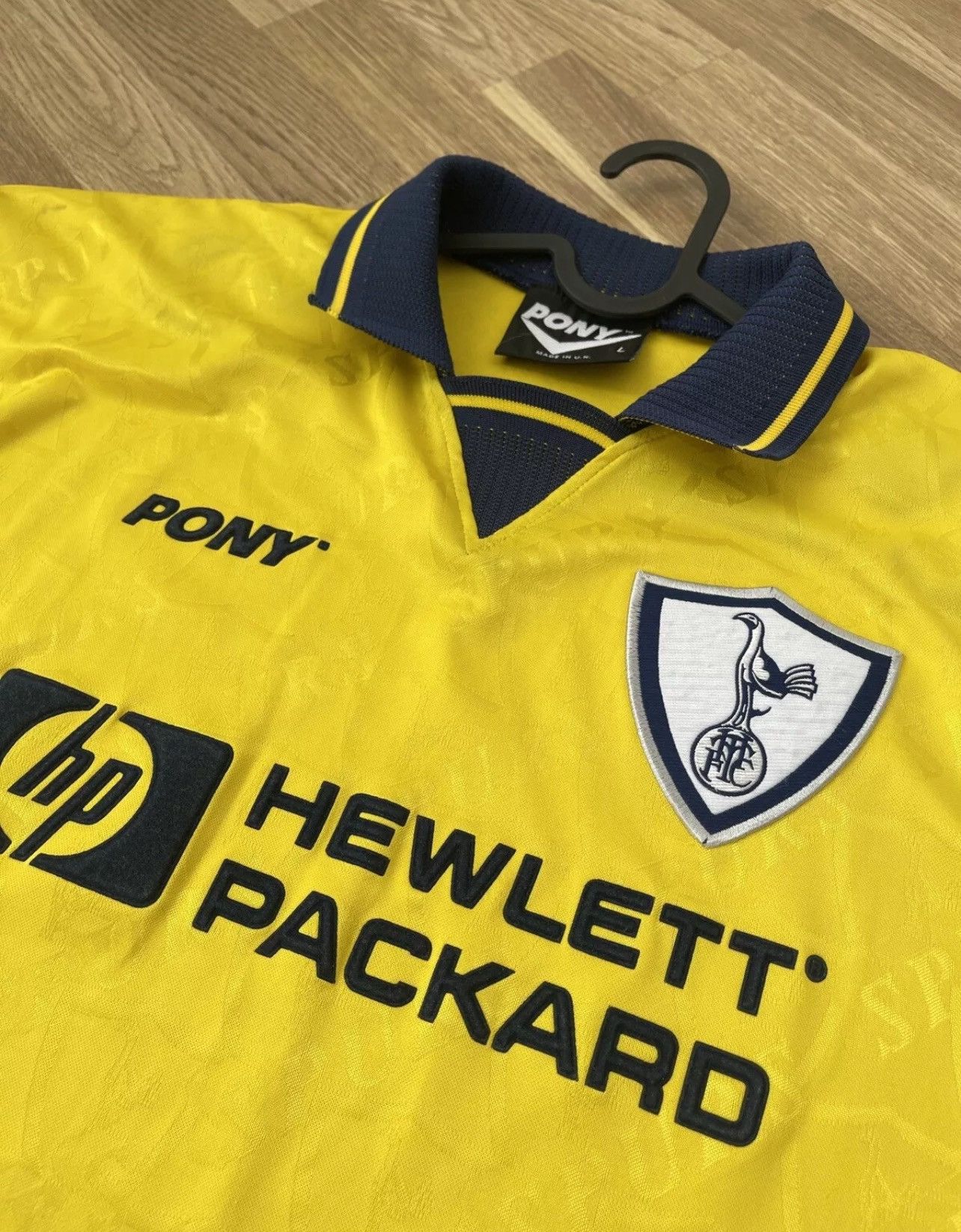 PONY TOTTENHAM HOTSPUR 1995 1996 Third Football Shirt Jersey PONY Size US L / EU 52-54 / 3 - 5 Thumbnail
