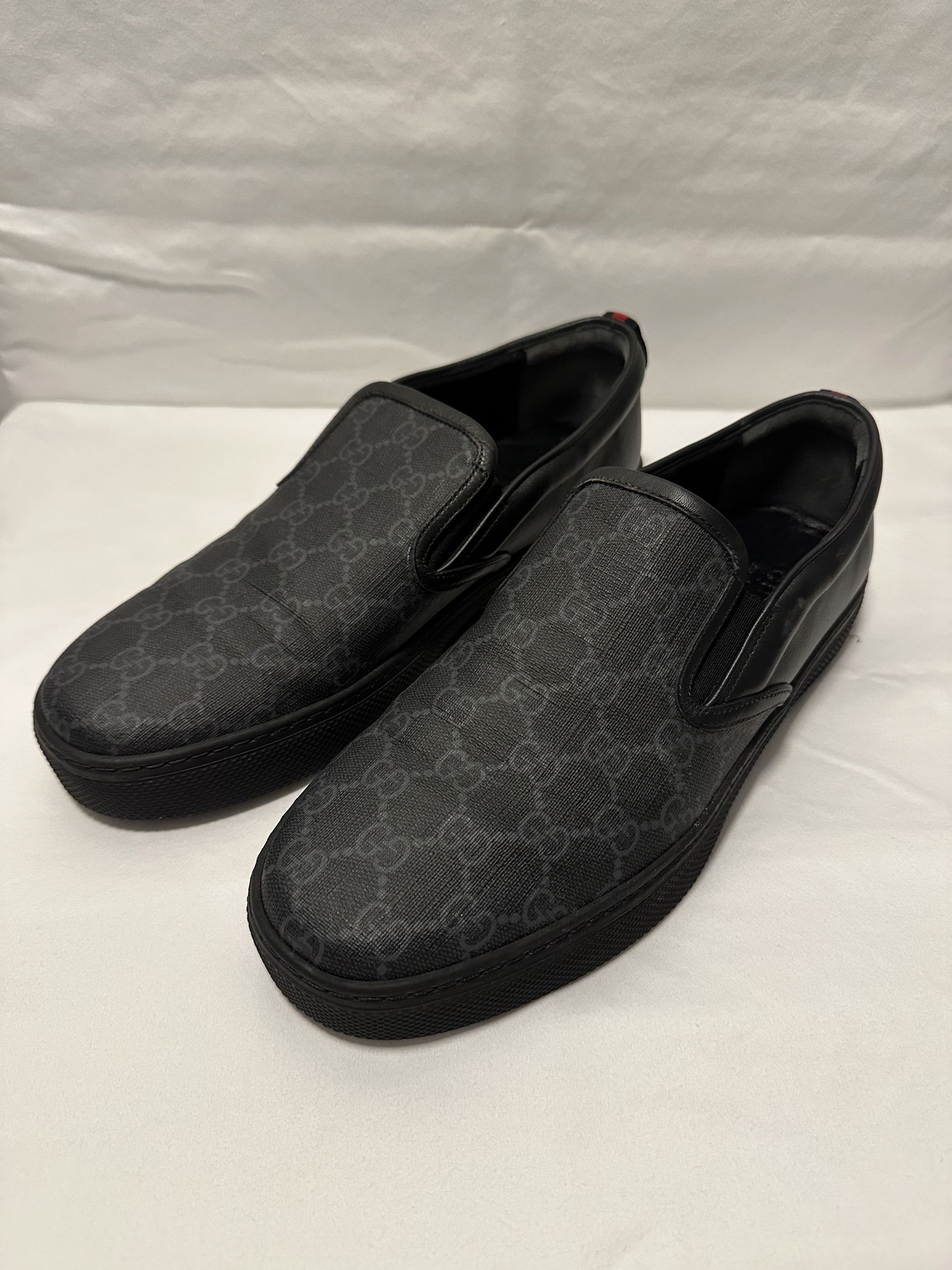 Gucci Gg Supreme Slip On Grailed