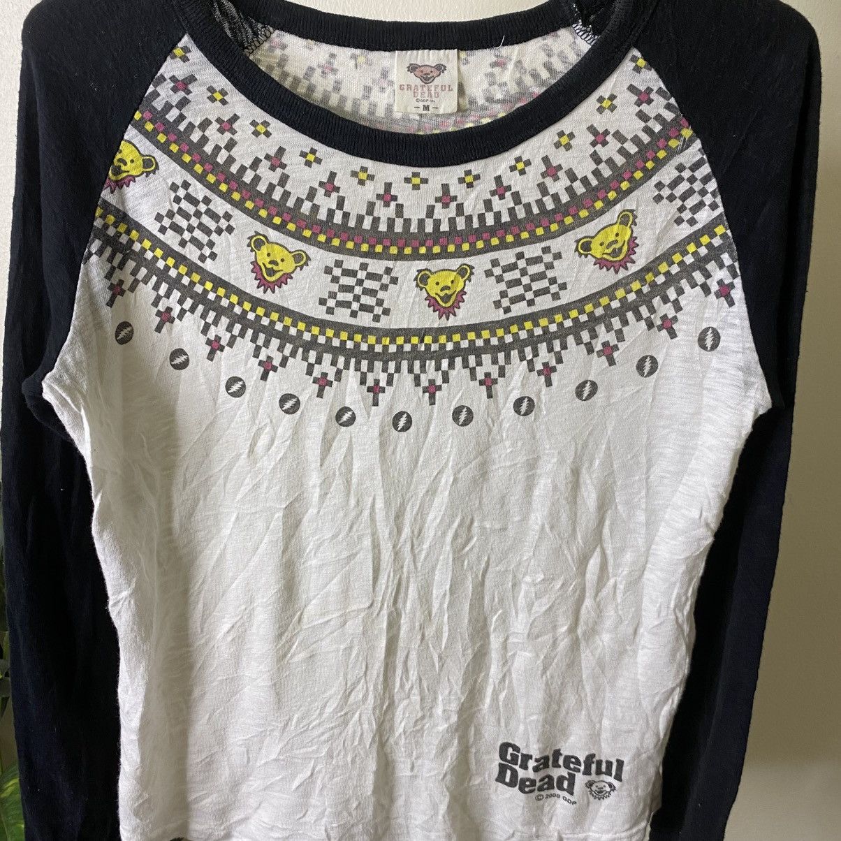 Grateful Dead Vintage 2008 The Grateful Dead Navajo Motive Raglan T Shirt Size US M / EU 48-50 / 2 - 2 Thumbnail