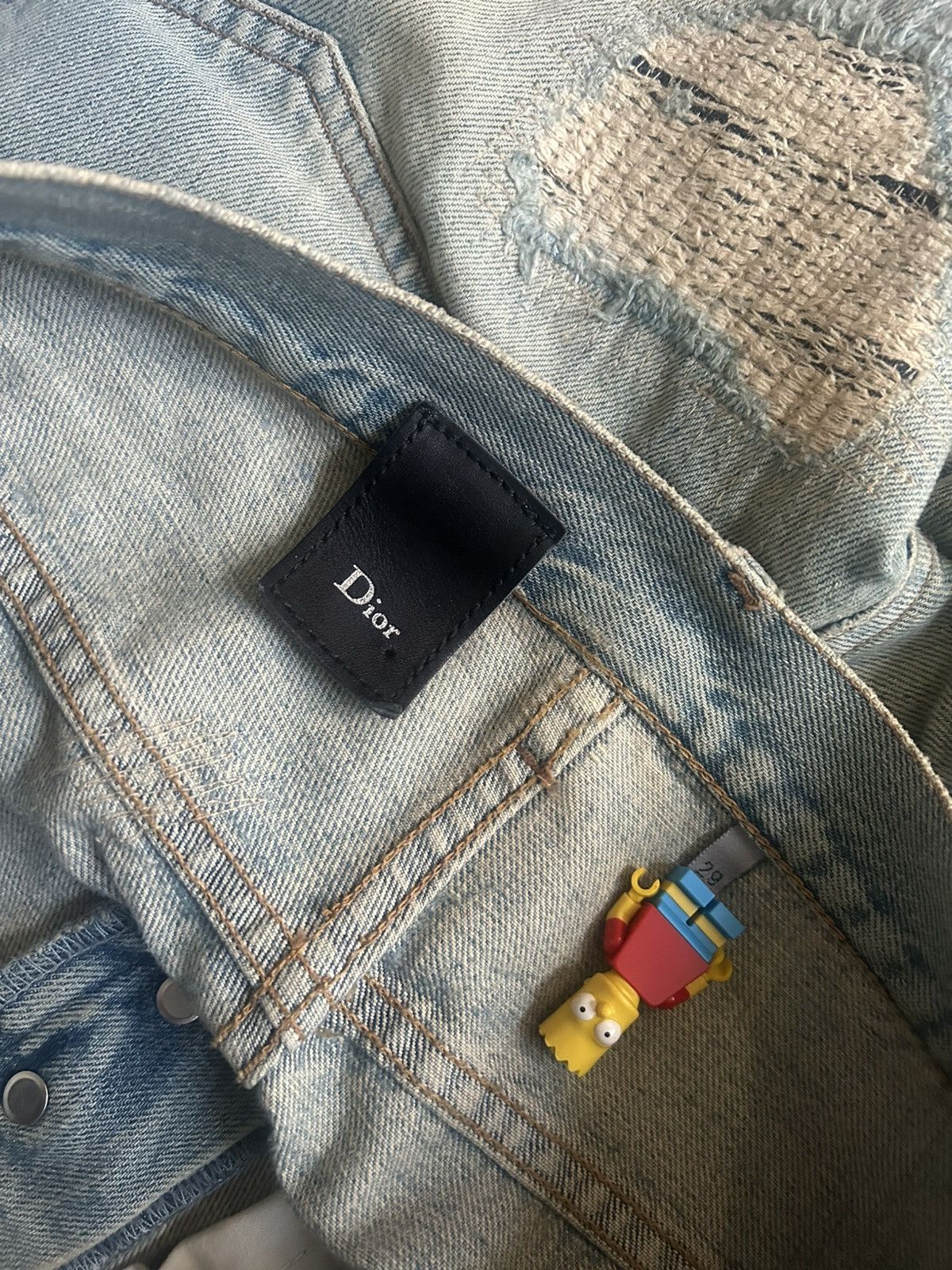 Dior Dior Crash Denim SS06 Size US 30 / EU 46 - 2 Thumbnail