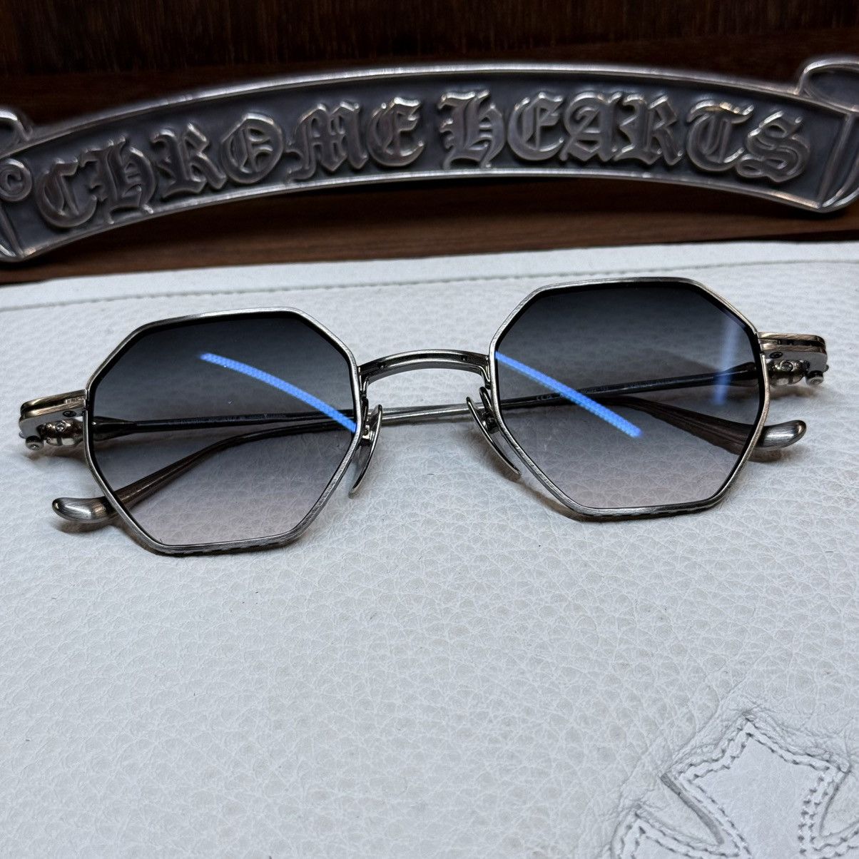 Chrome Hearts Chrome Hearts Evaculation 1/1 Sunglasses Size ONE SIZE - 1 Thumbnail