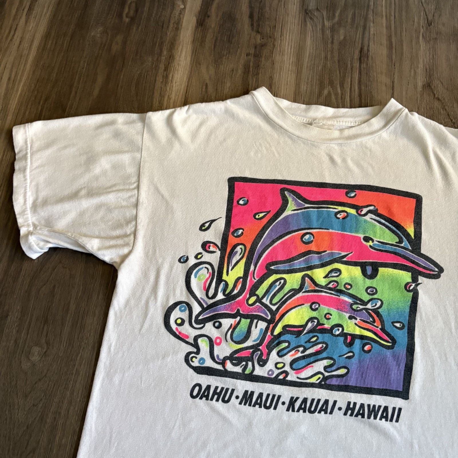 Vintage Vintage Hawaii Dolphin Art T-Shirt Men's Size L Size US L / EU 52-54 / 3 - 2 Thumbnail