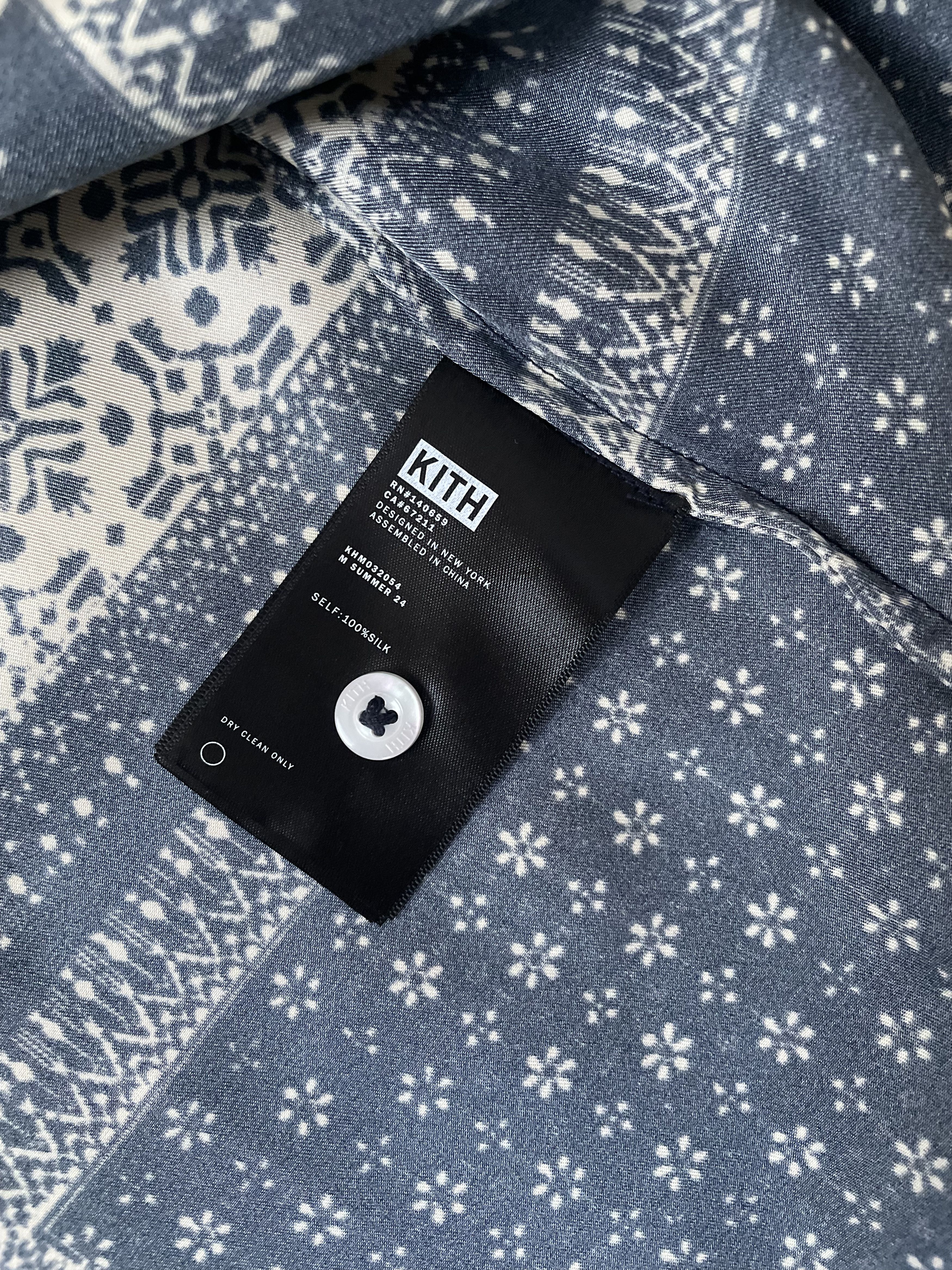 Kith Silk twill boxy overshirt Size US XS / EU 42 / 0 - 5 Thumbnail