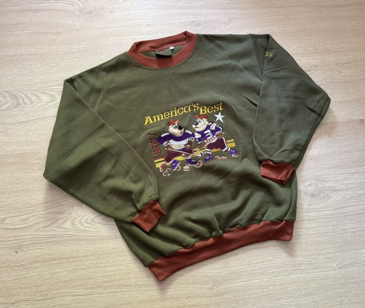 Liberty Vintage 90’s Liberty American Best Hockey Sweatshirt Size US L / EU 52-54 / 3 - 1 Thumbnail