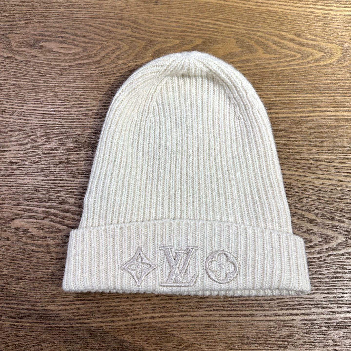 Louis Vuitton Louis Vuitton may243 Embroidered Logo Wool Beanie Size ONE SIZE - 1 Thumbnail