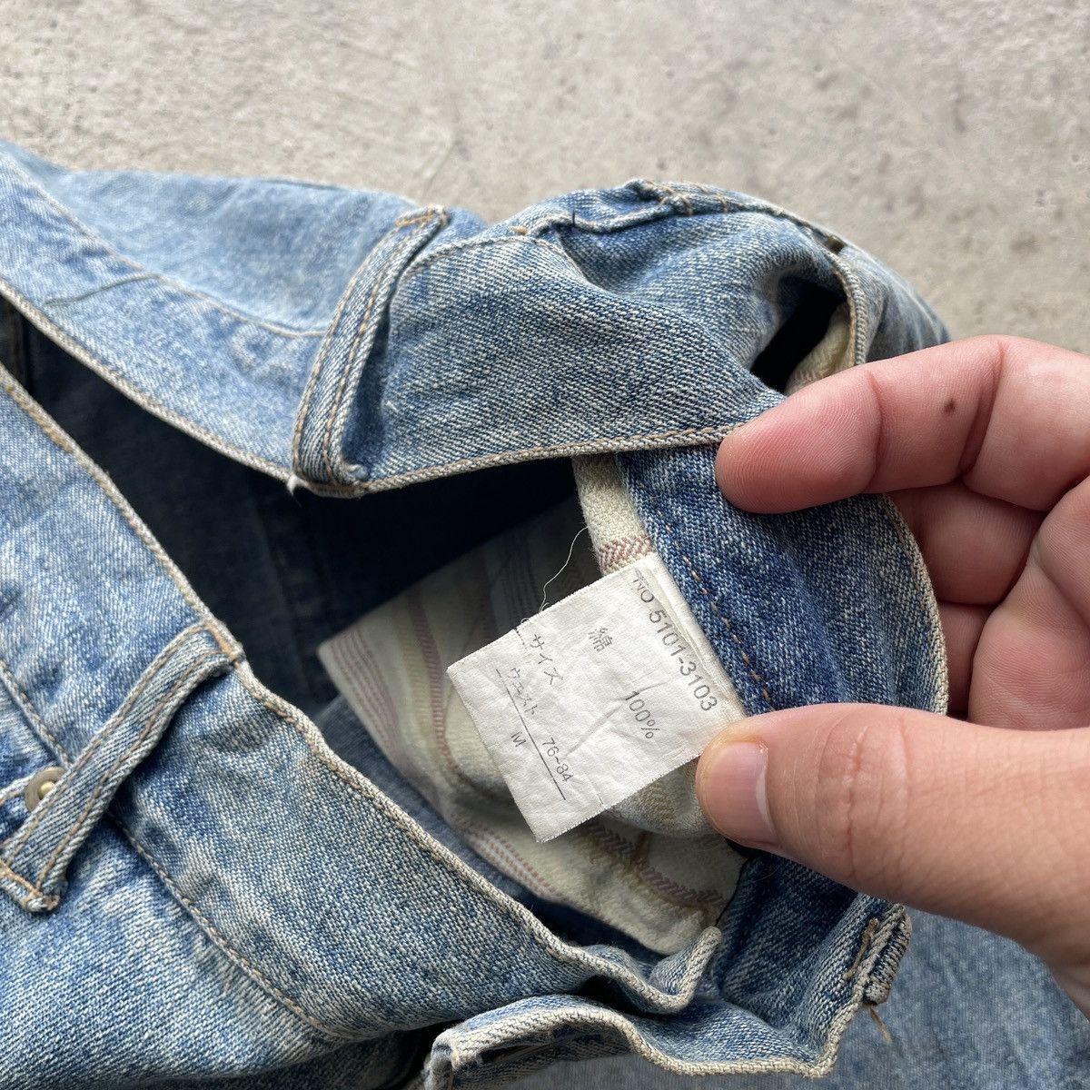 Japanese Brand Vintage Distressed Japanese Rare Faded Jeans Denim Pants W32 Size US 32 / EU 48 - 8 Thumbnail