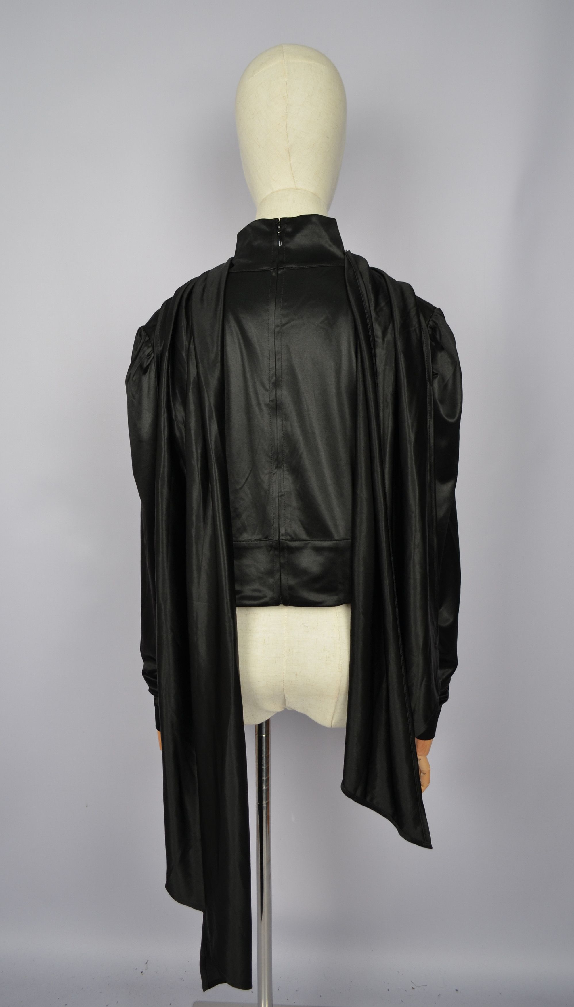 Designer × H&M × Paco Rabanne H&M x Paco Rabanne Eastman Naia Acetate Scarf Top Blouse Size XL / US 12-14 / IT 48-50 - 17 Thumbnail