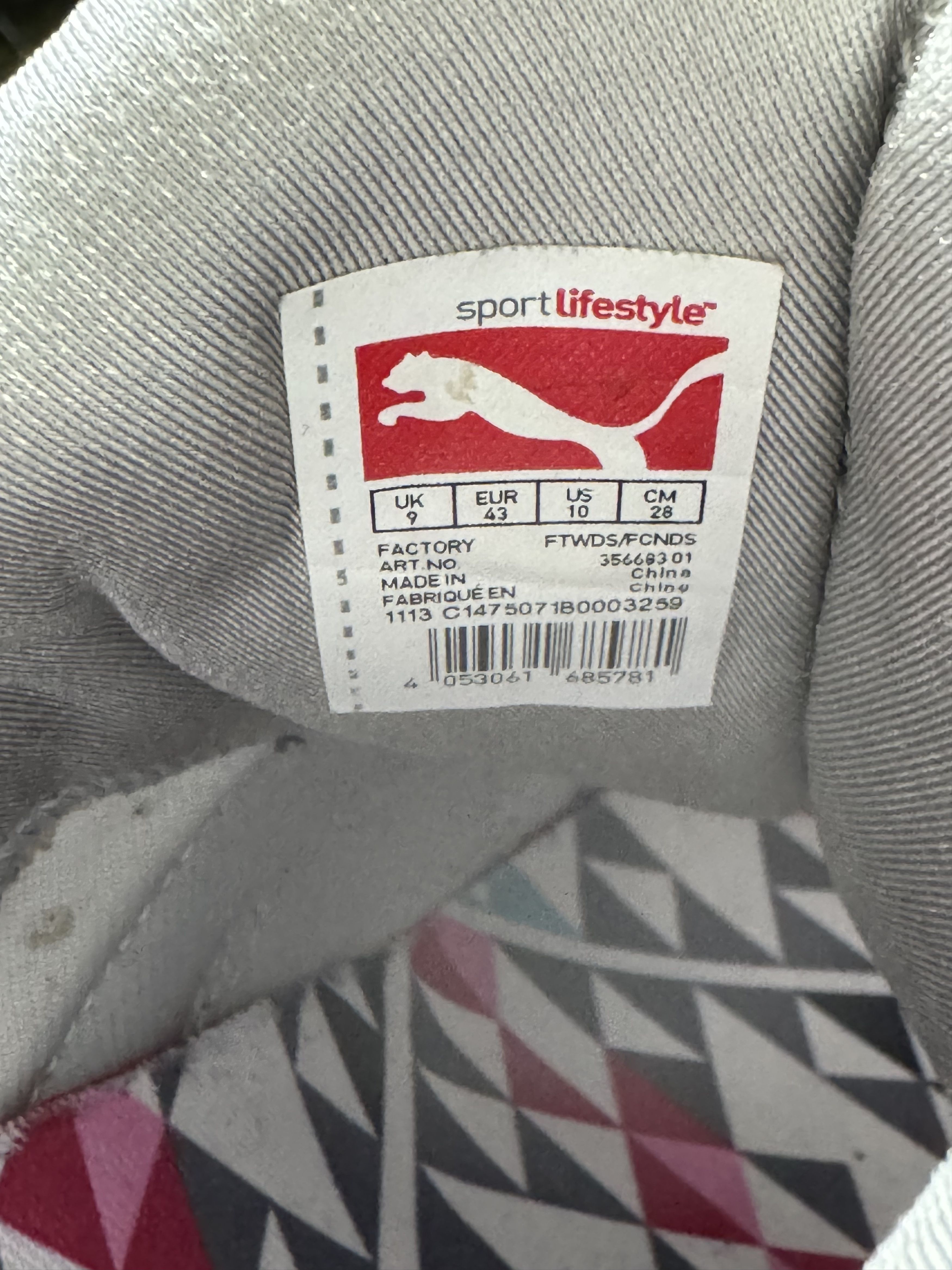 Puma Sneaker Freaker x Puma Blaze of Glory Great White Grey kith Size US 10 / EU 43 - 7 Thumbnail
