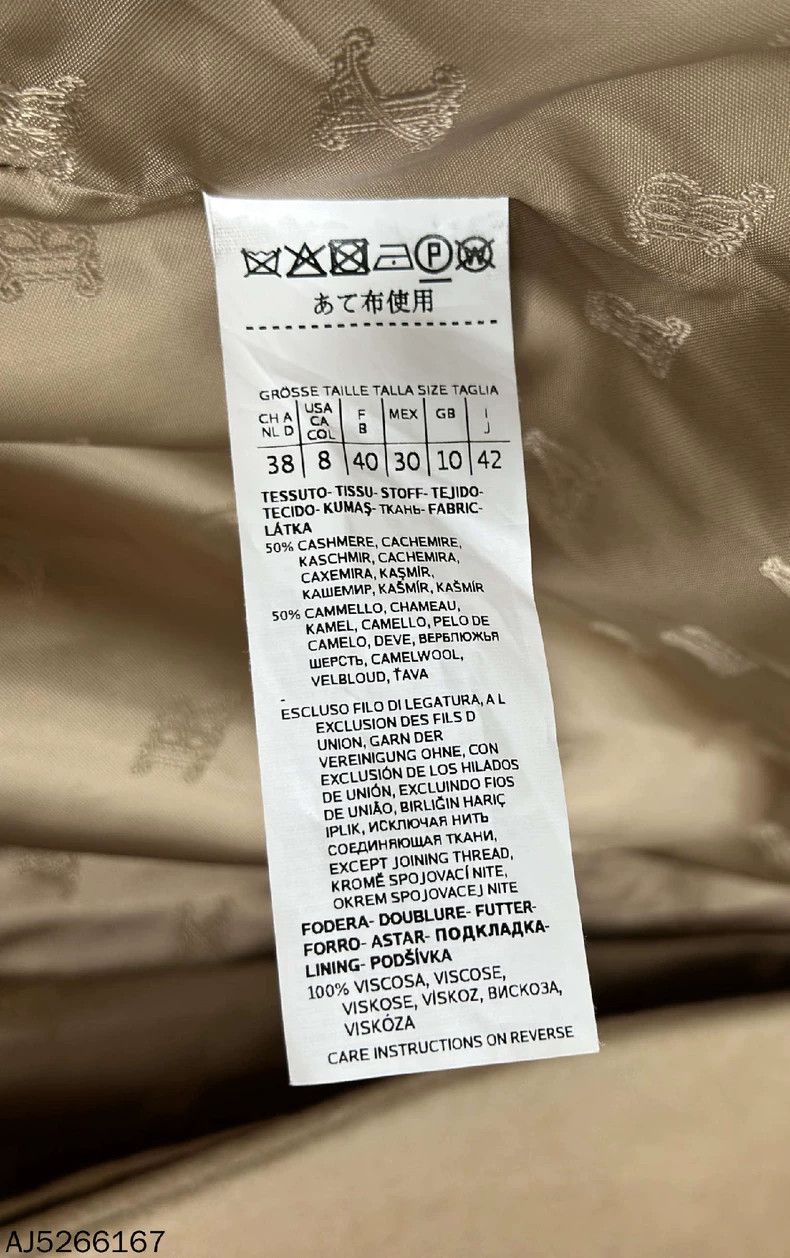 Max Mara Max Mara Semi-cashmere camel coat Size L / US 10 / IT 46 - 5 Thumbnail