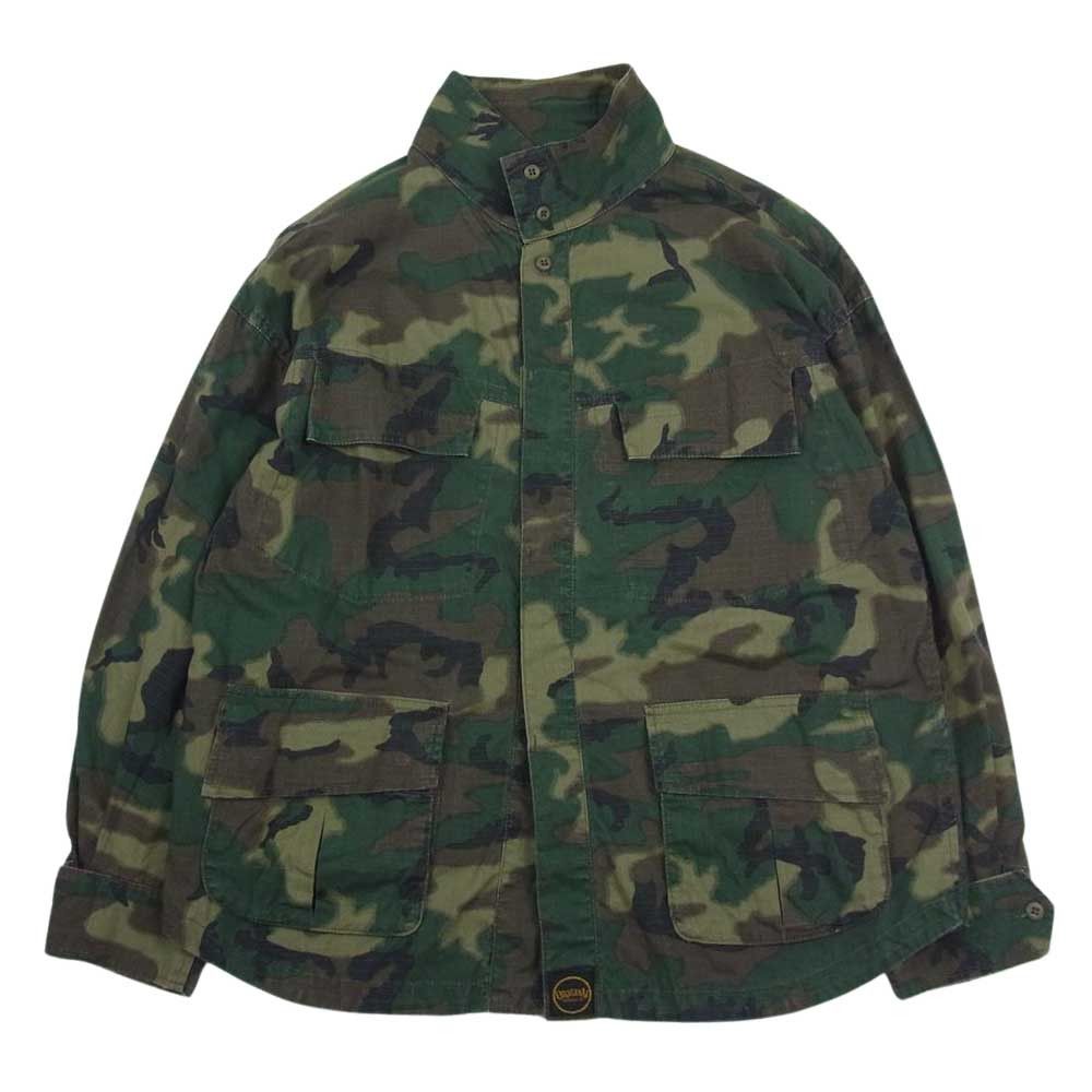 Tenderloin 20SS Mock BDU Rip Stop Camo Jacket With Logo Embroidery ...