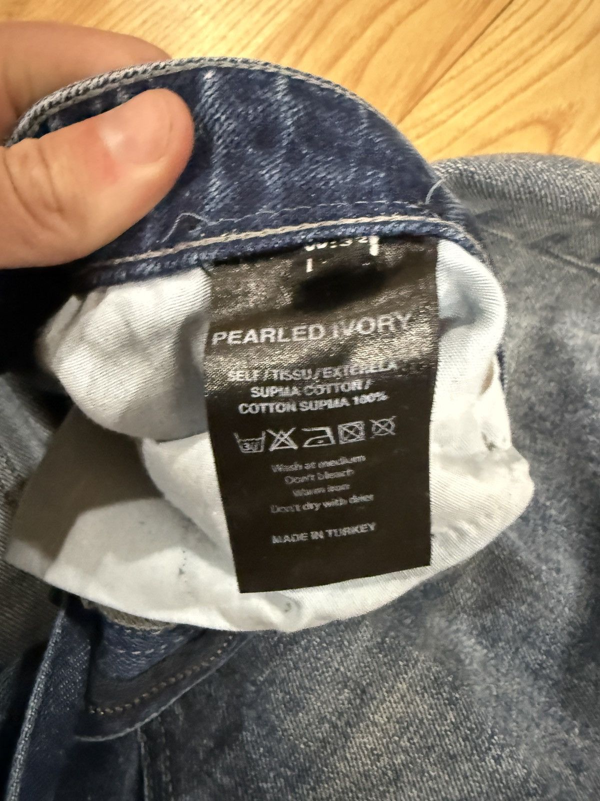 Pearled Ivory Pearled Ivory 1811 Jeans Size US 32 / EU 48 - 5 Thumbnail