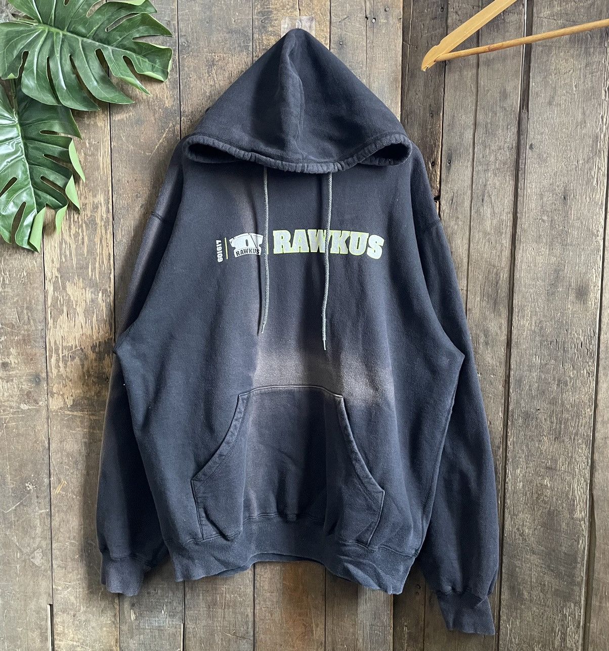 Vintage Faded Rawkus Record Hoodie