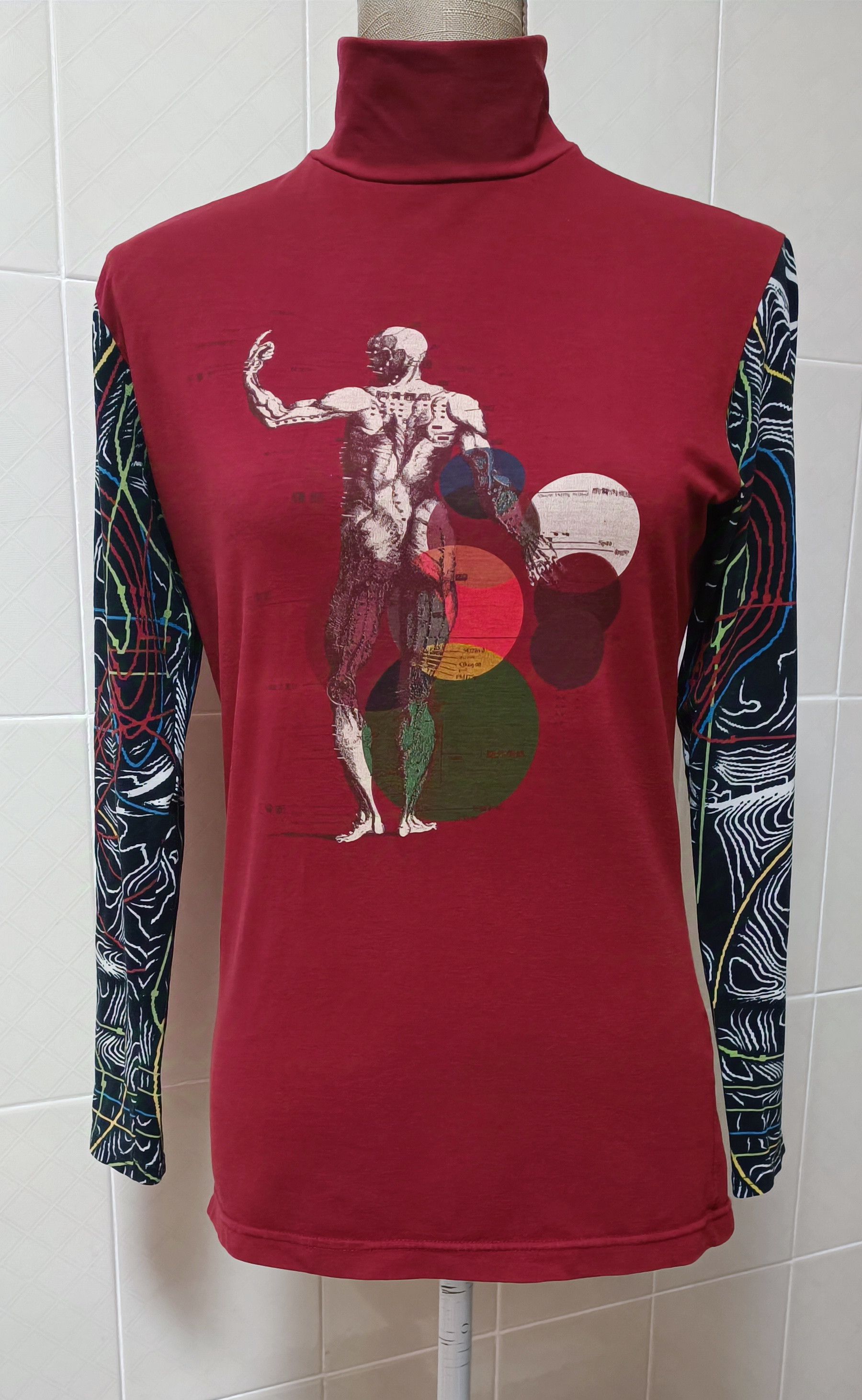 Jean Paul Gaultier 90's - JPG_Paris - Stretch cotton top Size US S / EU 44-46 / 1 - 1 Thumbnail