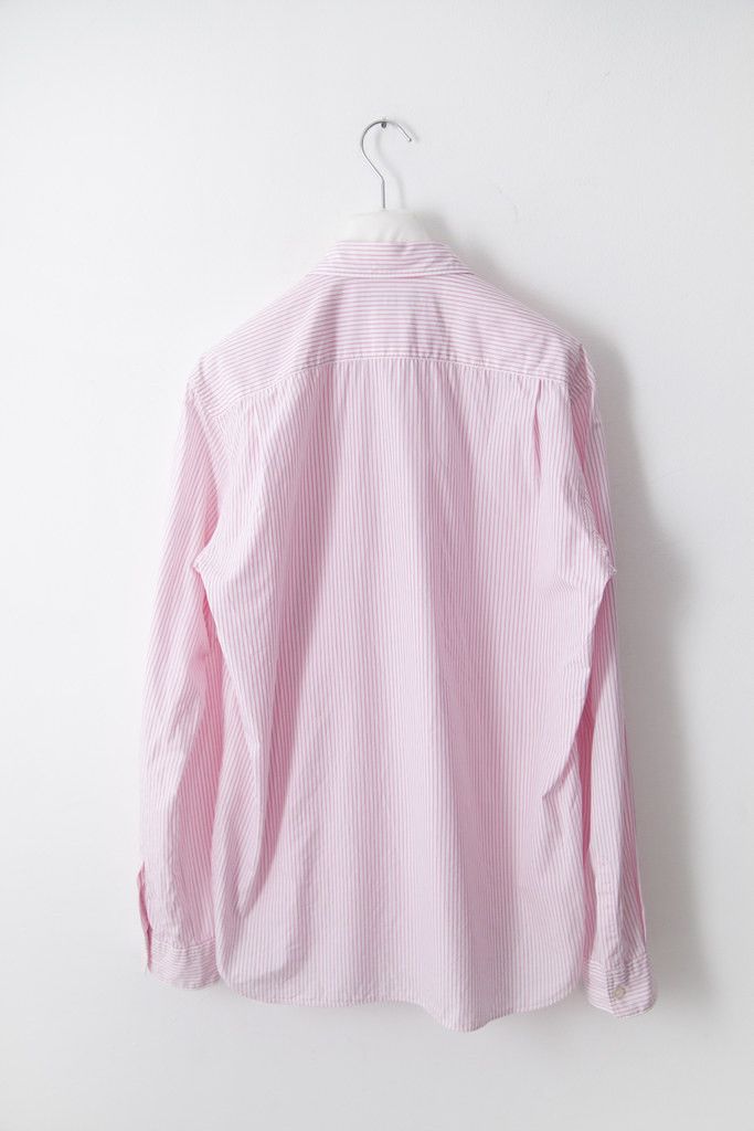 Comme des Garcons Homme 2008 pink striped shirt Size 40R - 3 Thumbnail