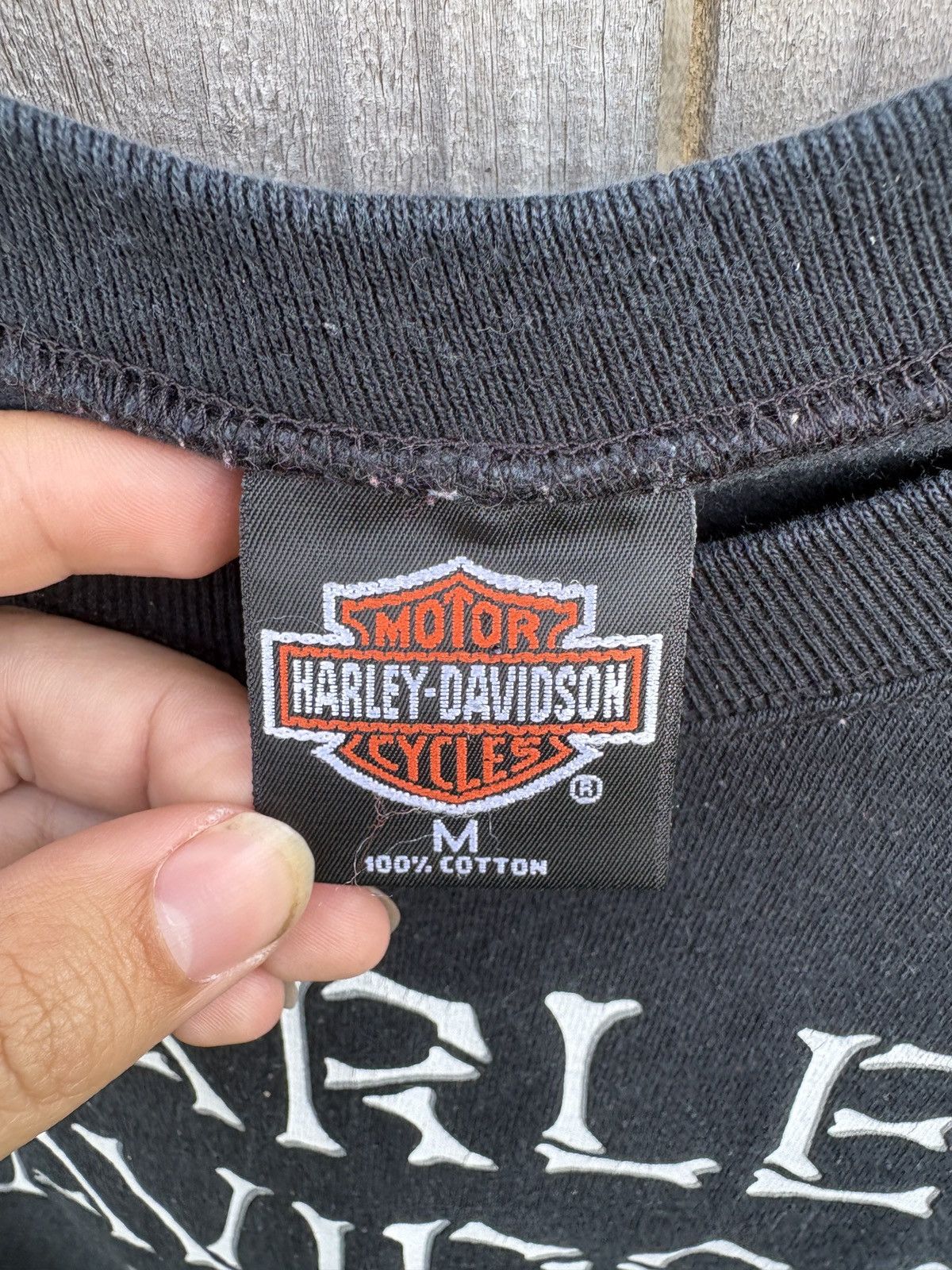 Harley Davidson Vintage Harley Davidson Bad To The Bone Longsleeve Size US M / EU 48-50 / 2 - 4 Thumbnail