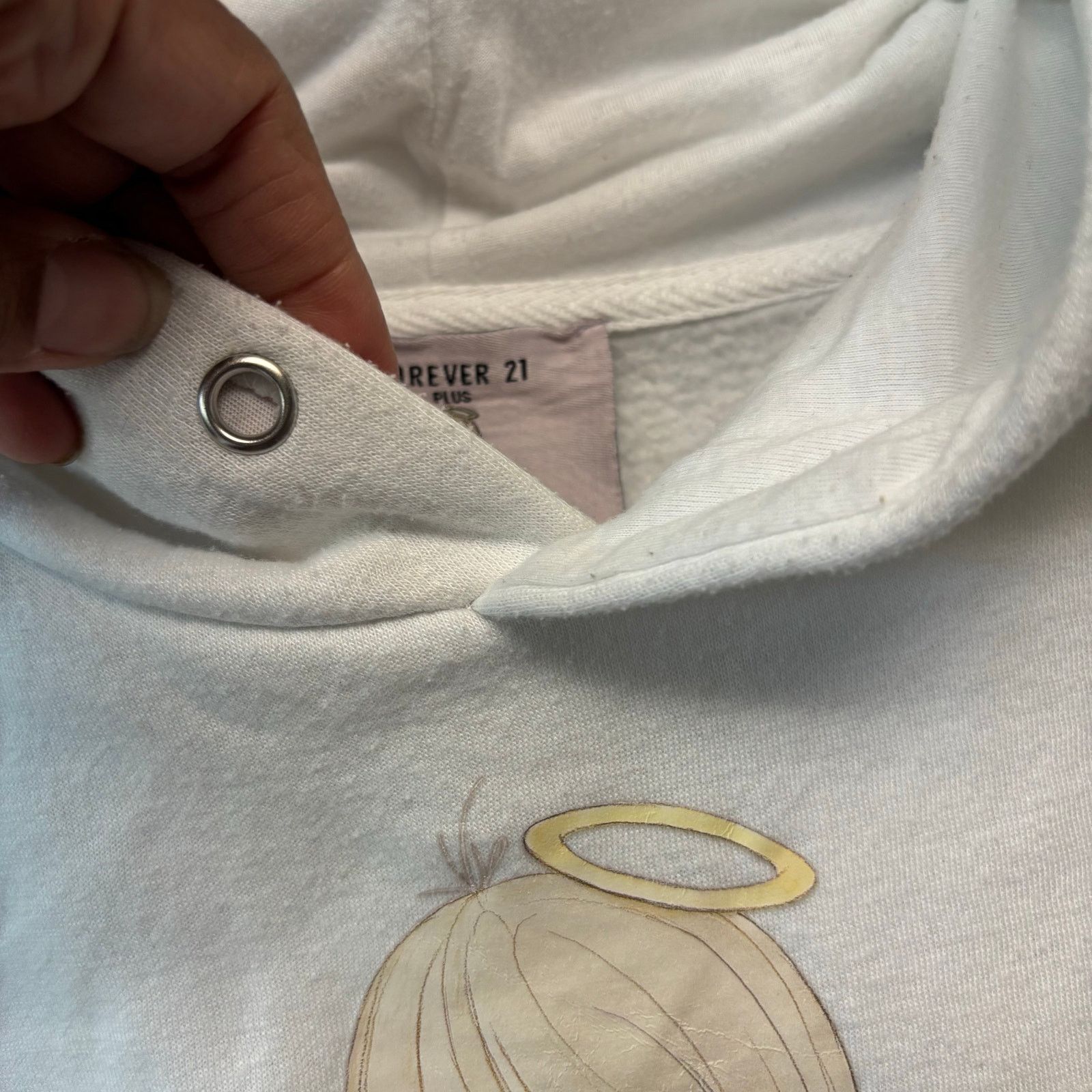 Other Forever 21 Plus X Precious Moments Hoodie Sweatshirt Size XXL / US 16-18 / IT 52-54 - 6 Thumbnail