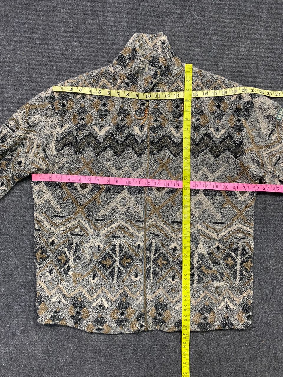 Roots Roots Deep Pile Fleece Geometrical Outdoor Jacket Size US M / EU 48-50 / 2 - 13 Thumbnail