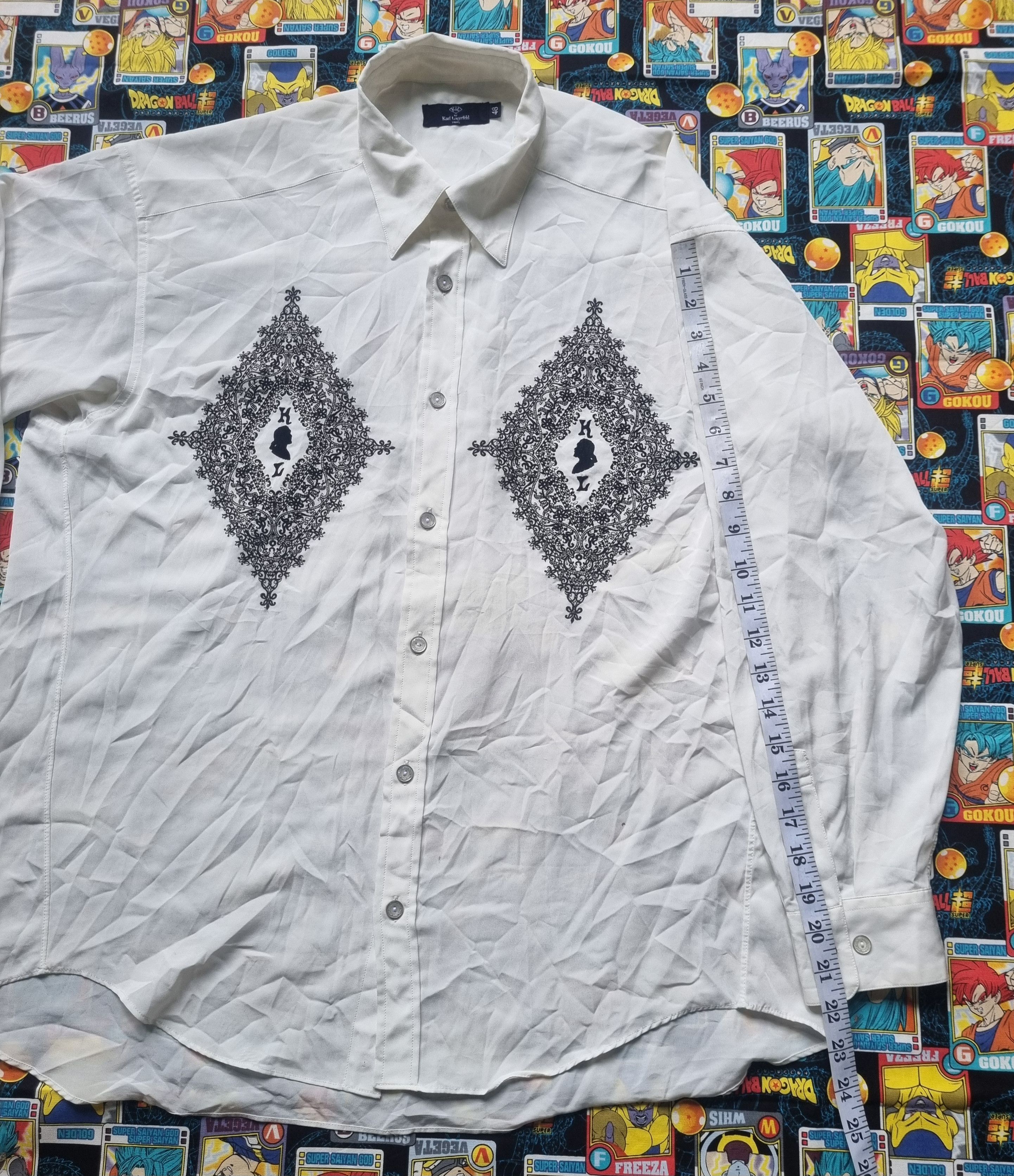 Karl Lagerfeld Karl Lagerfeld Button Up Shirt Size US M / EU 48-50 / 2 - 6 Thumbnail