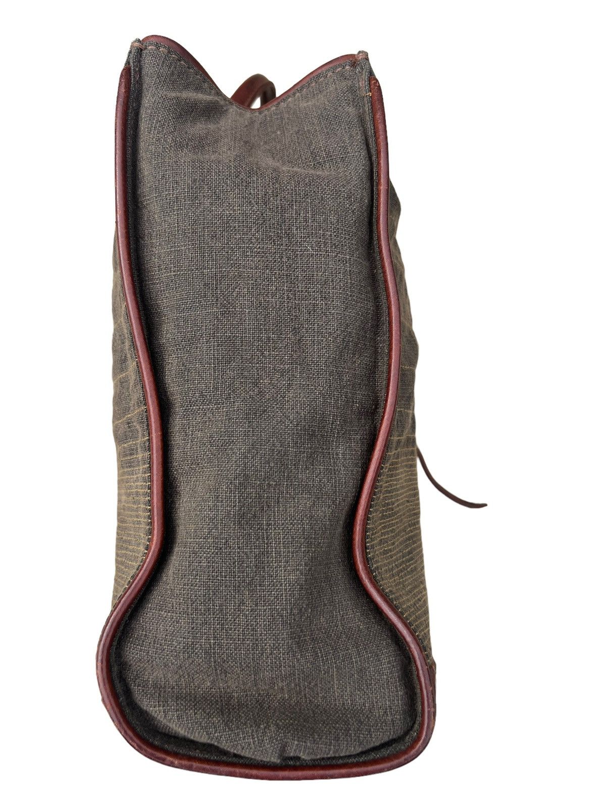 Leather Genten Japan Hybrid Canvas Leather Bag Size ONE SIZE - 5 Thumbnail