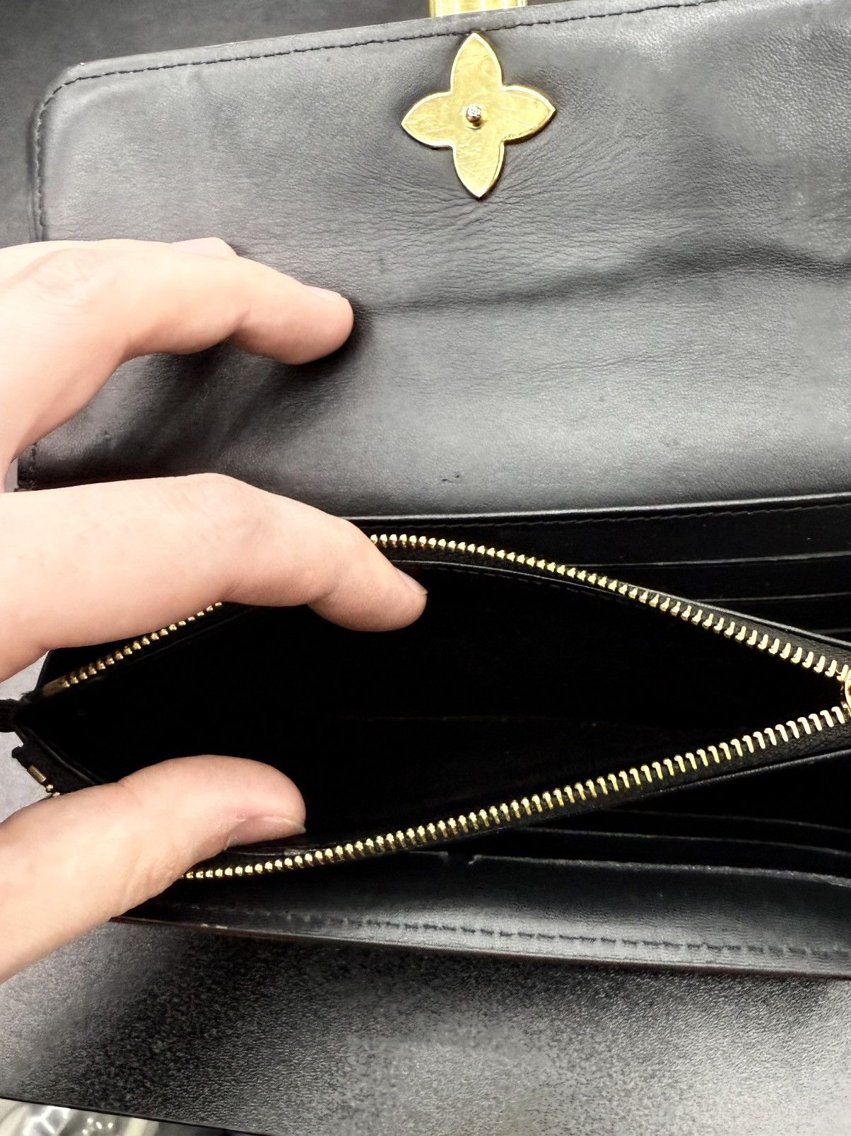 Louis Vuitton Louis Vuitton Monogram Brown Flap Wallet Clutch Gold Lock Size ONE SIZE - 21 Thumbnail