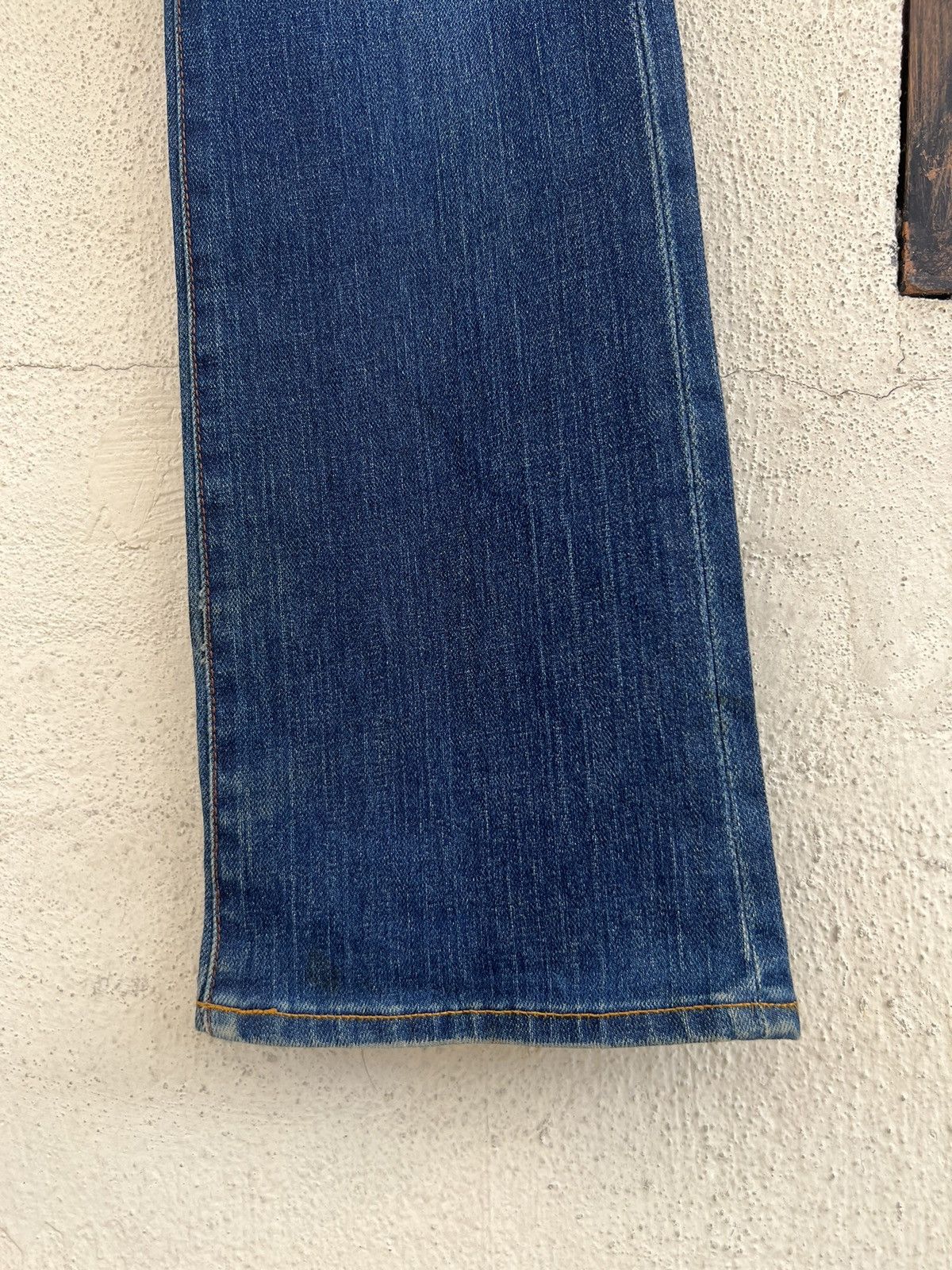 FACTOTUM FACTOTUM Japan Stretch Dirty Muddy Denim Flare Jeans Size US 29 - 13 Thumbnail