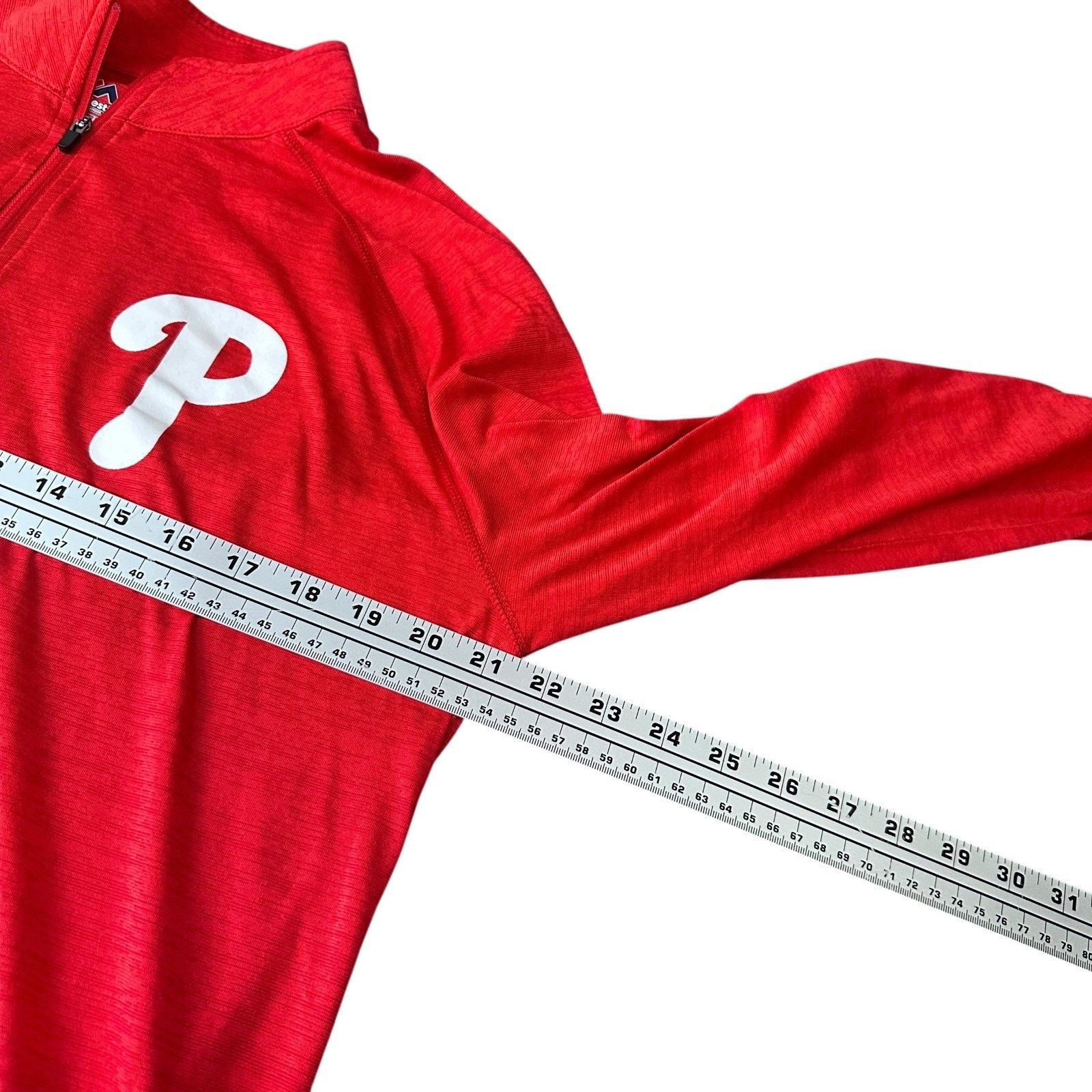 Majestic Majestic Philadelphia Phillies Baseball Jacket Men L Red Zip Size US L / EU 52-54 / 3 - 7 Thumbnail