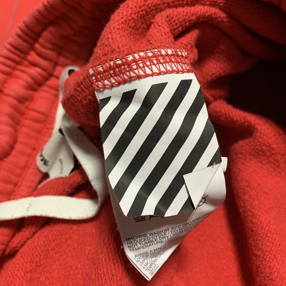 Off-White Off White Small Shorts Outline Diag Red Bottoms Virgil Size US 30 / EU 46 - 7 Thumbnail