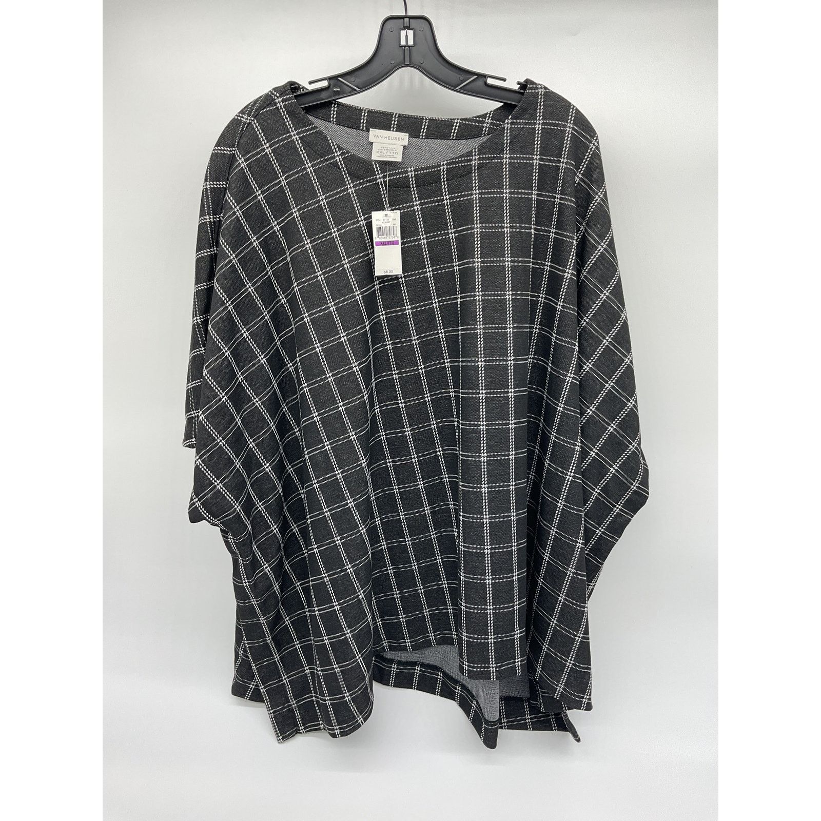 Van Heusen Van Heusen women’s short sleeve black & white - Size XXL Size XXL / US 16-18 / IT 52-54 - 1 Thumbnail