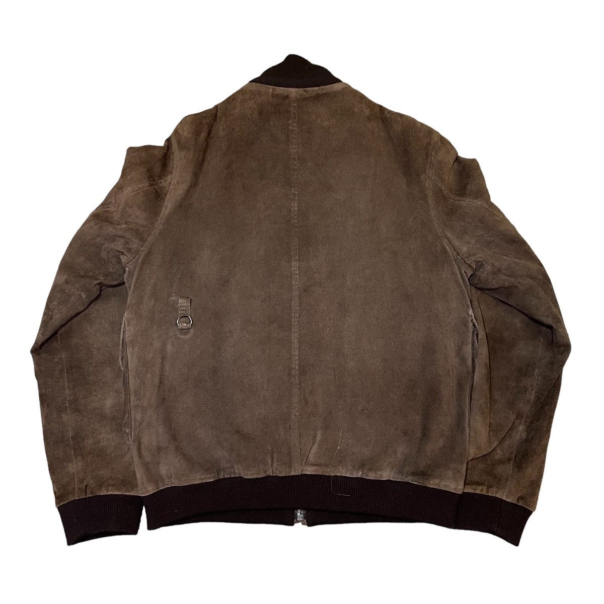 Helmut Lang HELMUT LANG 2005AW SUEDE LEATHER BOMBER JACKET DARK BROWN Size US M / EU 48-50 / 2 - 11 Thumbnail