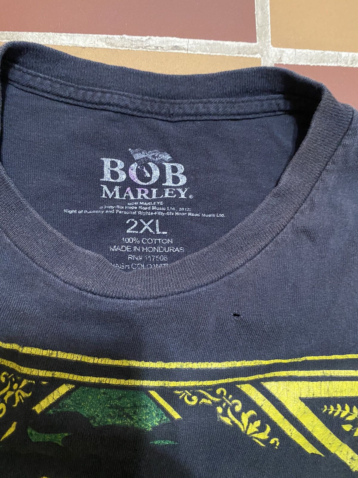 Band Tees × Bob Marley × Vintage Vintage Bob Marley T-Shirt Size US XXL / EU 58 / 5 - 4 Thumbnail