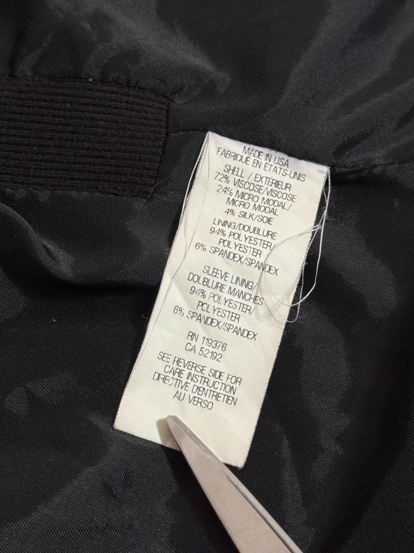 Helmut Lang Helmut Lang 00s Slim Draped Collar Asym S Jacket Size S / US 4 / IT 40 - 4 Thumbnail