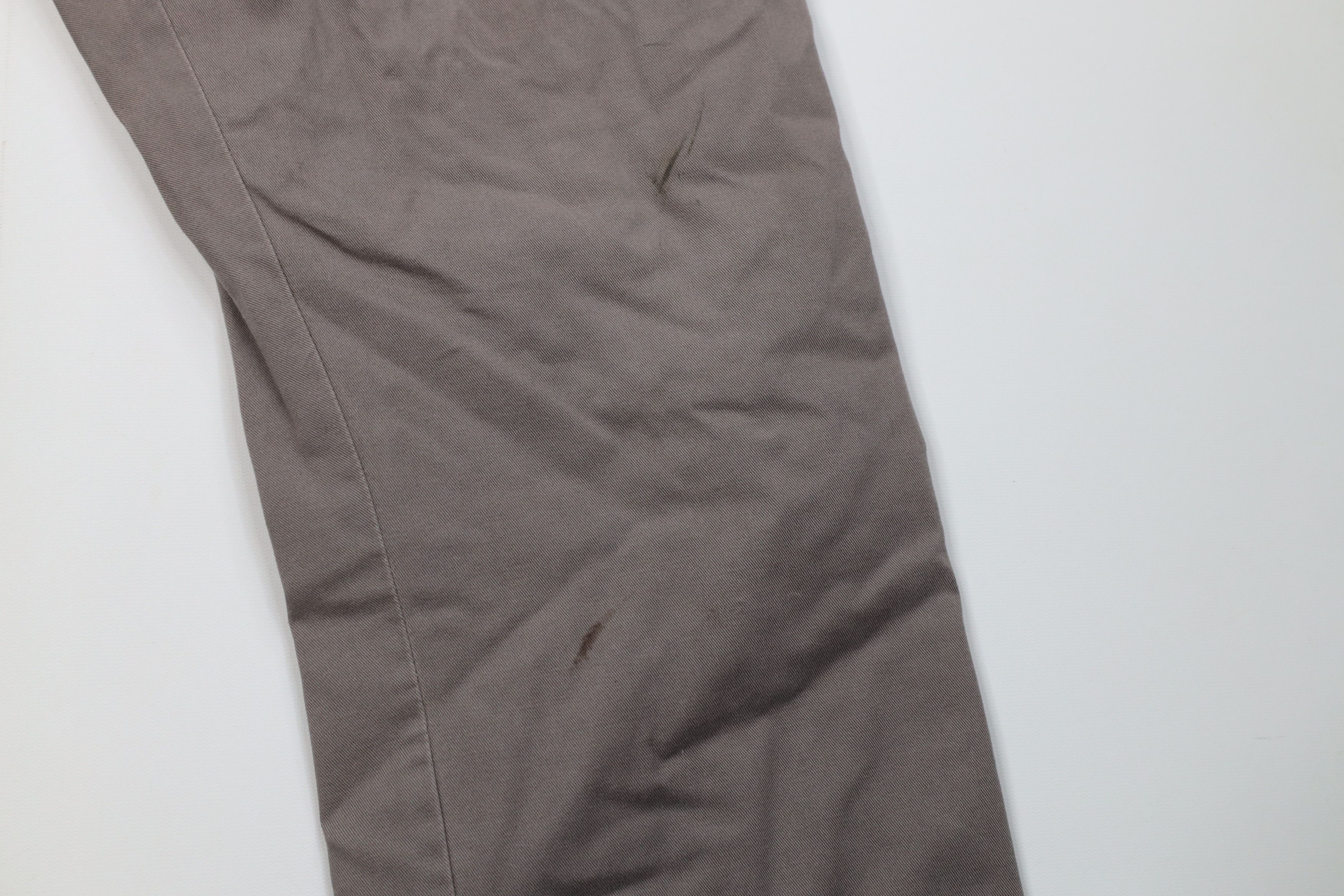 Vintage Vintage 90s Streetwear Flannel Lined Wide Leg Pants Gray Size US 36 / EU 52 - 5 Thumbnail