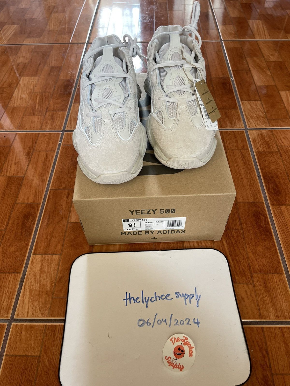 Adidas Size 9.5M adidas Yeezy 500 Blush DB2908 | Grailed