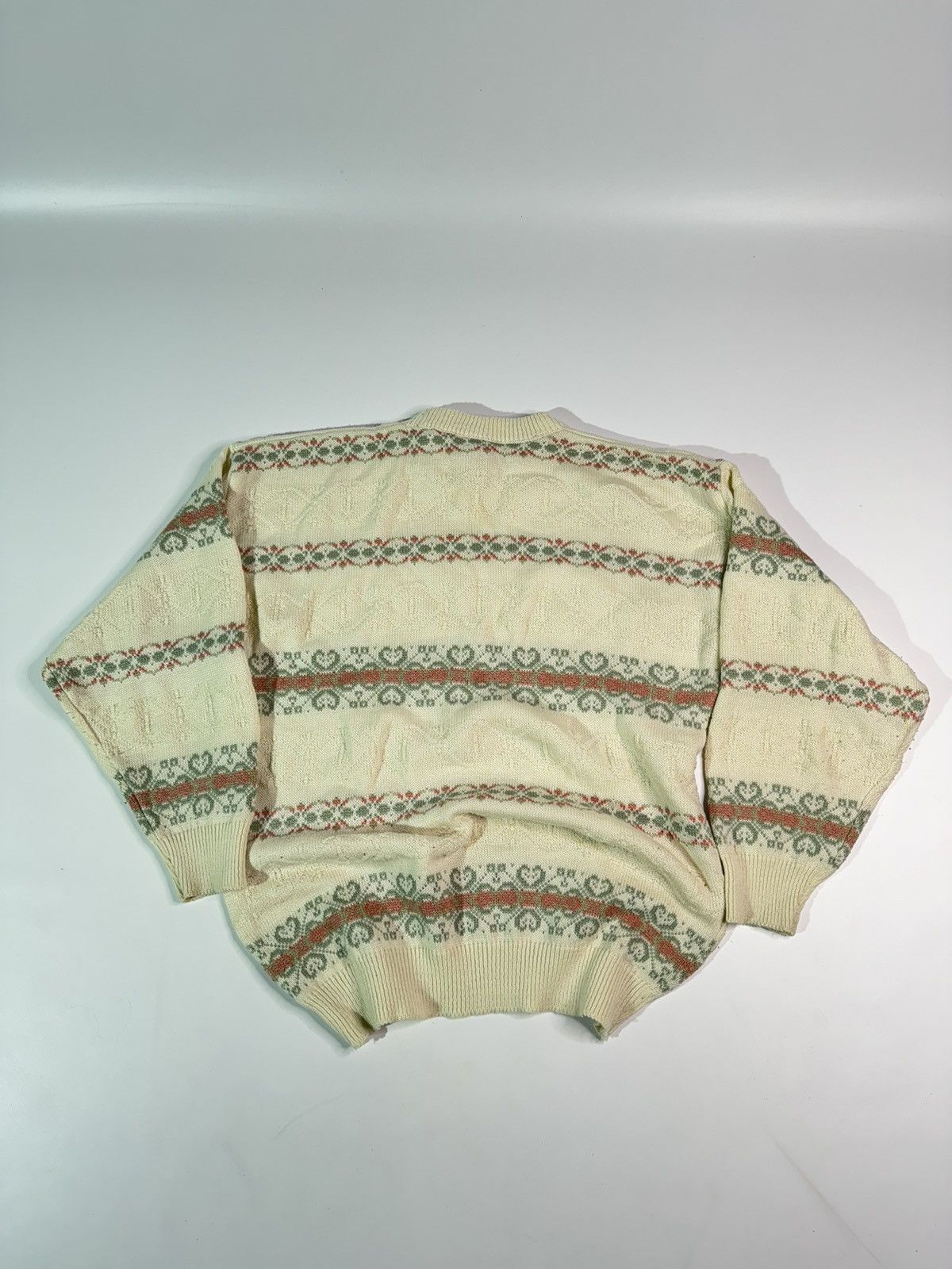 Japanese Brand × Vintage Vintage knit sweater y2k coquette 90 00s avant garde pattern Size M / US 6-8 / IT 42-44 - 6 Thumbnail