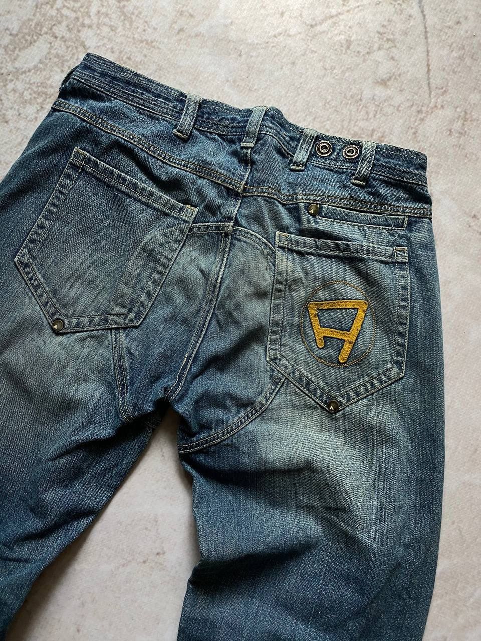 Airwalk Vintage Baggy Pants distressed Denim Jeans Y2k Hype Rare Size US 34 / EU 50 - 2 Thumbnail
