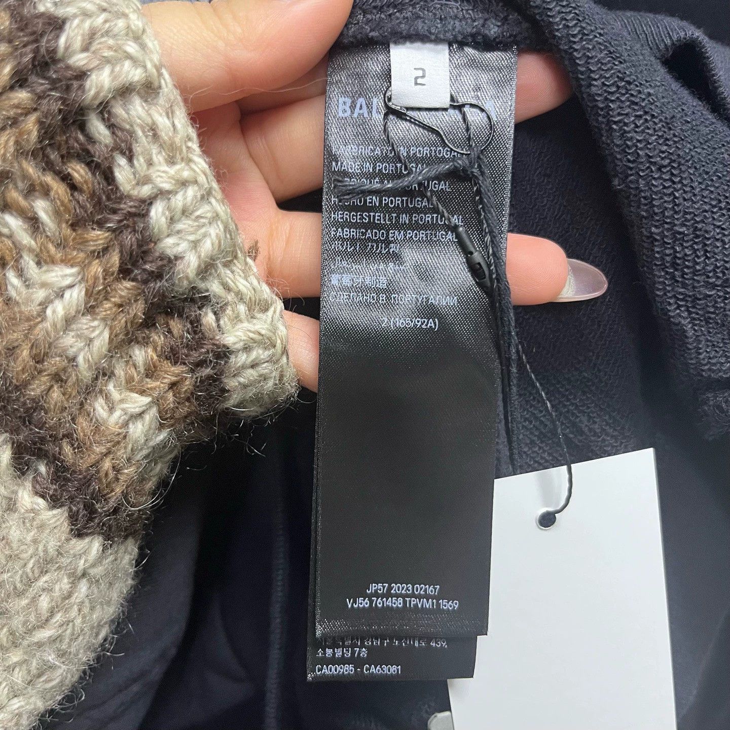 Balenciaga balenciaga black graphic hoodie with rainbow print Size US M / EU 48-50 / 2 - 4 Thumbnail