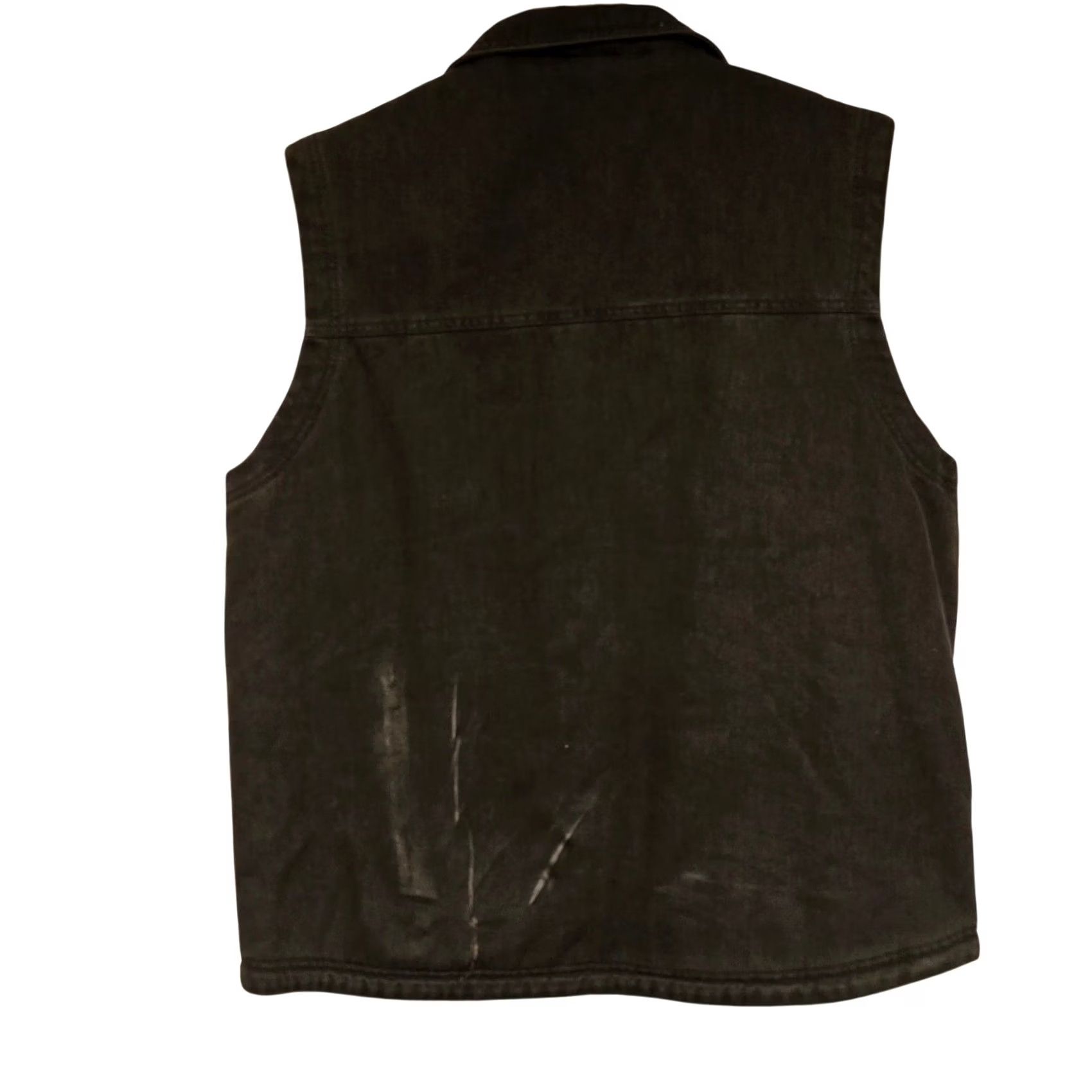 Vintage VINTAGE Woolrich Vest Mens Large Brown Aztec lined Flaw Read Saddle Vest Biker Reads Slices on Back Brown, Aztec, Woolrich, Vest, L Size US L / EU 52-54 / 3 - 5 Thumbnail