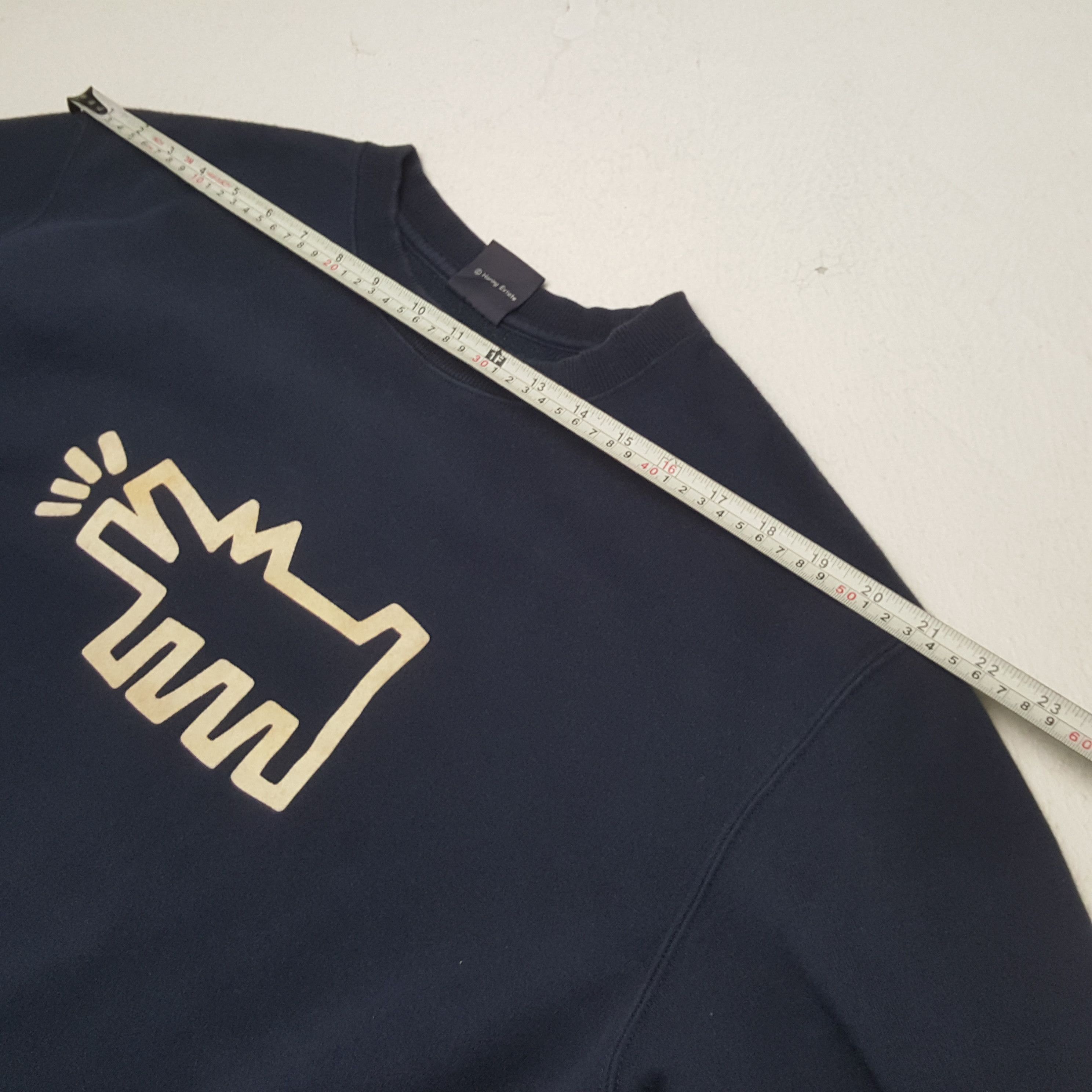 Keith Haring × Uniqlo × Vintage Vintage KEITH HARING American Art Artist Promo Sweatshirts Size US L / EU 52-54 / 3 - 5 Thumbnail