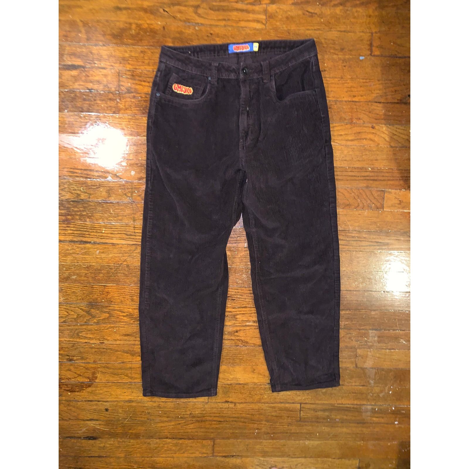 Empyre Empyre Brown Corduroy Pants Mens 30 Y2K Skate Straight Leg Size US 30 / EU 46 - 1 Thumbnail
