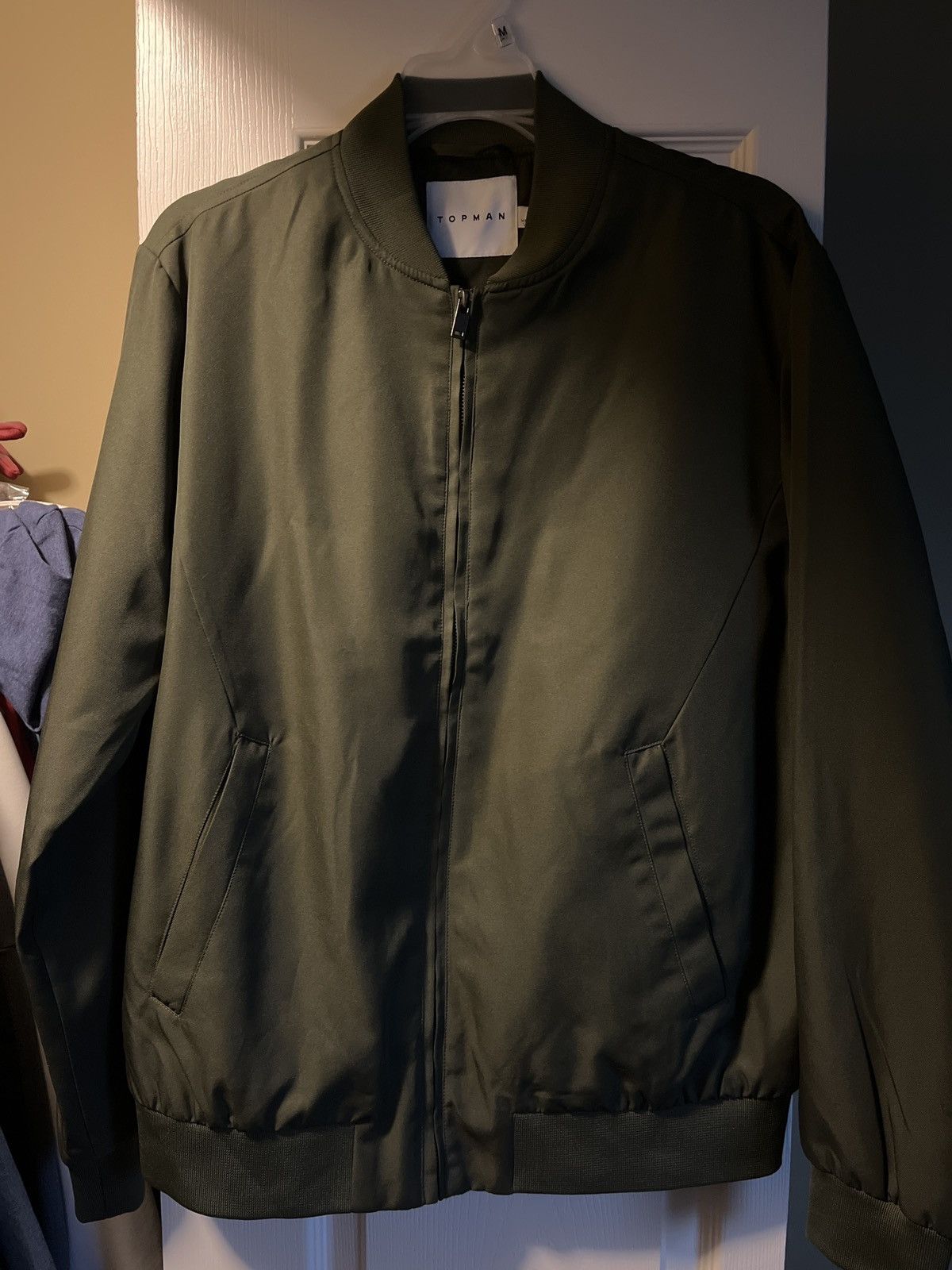 Topman × Vintage Green bomber jacket Size US S / EU 44-46 / 1 - 1 Thumbnail