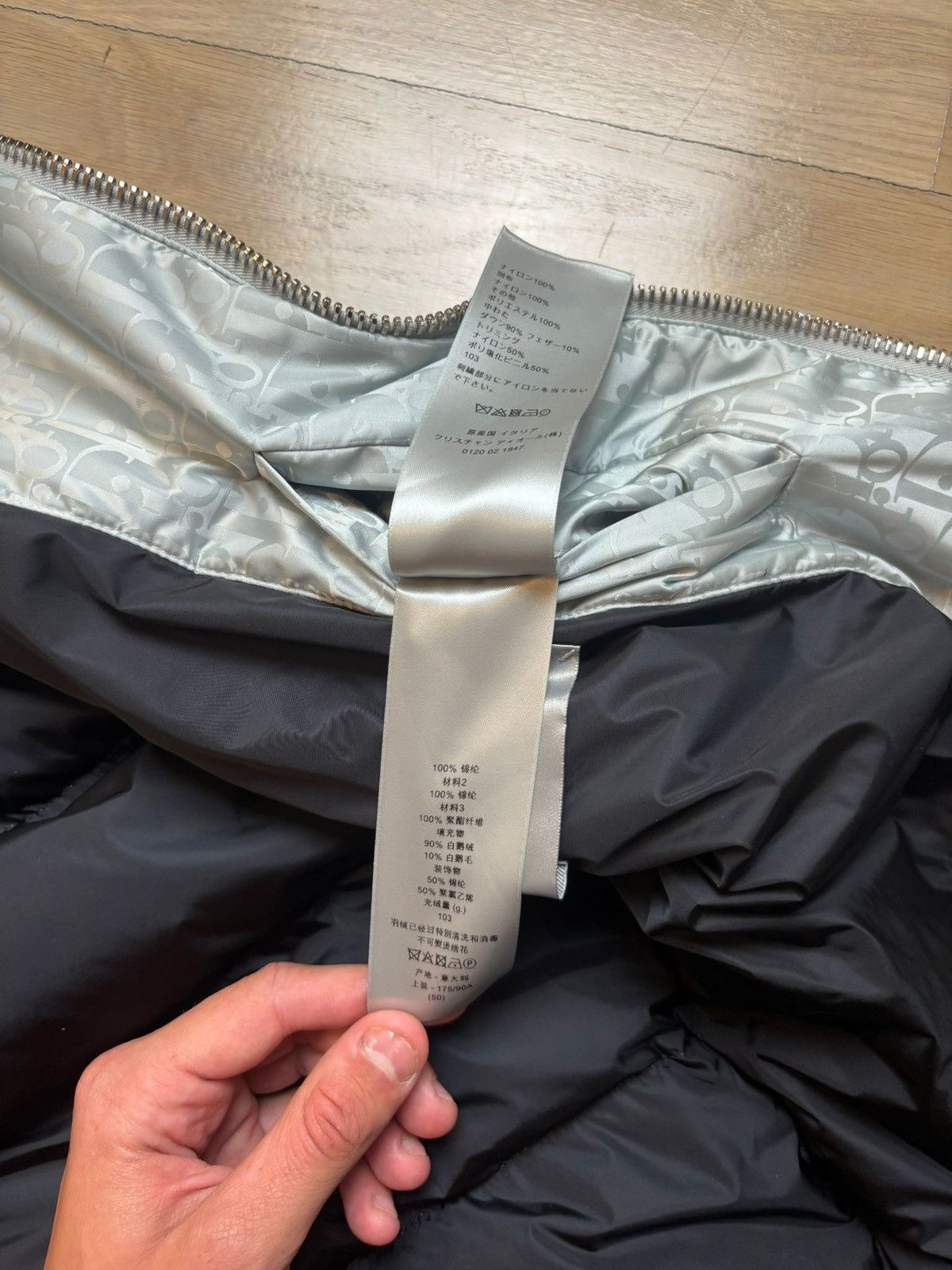 Dior Dior Oblique Grey Vest Puffer Size US M / EU 48-50 / 2 - 10 Thumbnail